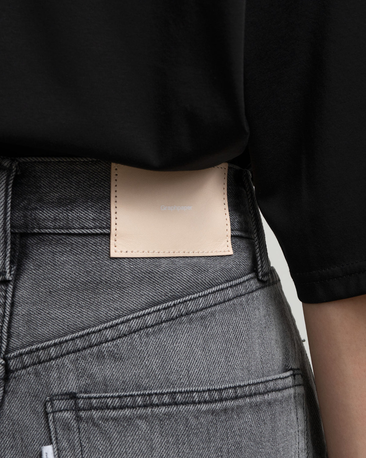 Selvage Denim Two Tuck Wide Pants-LIGHT FADE-