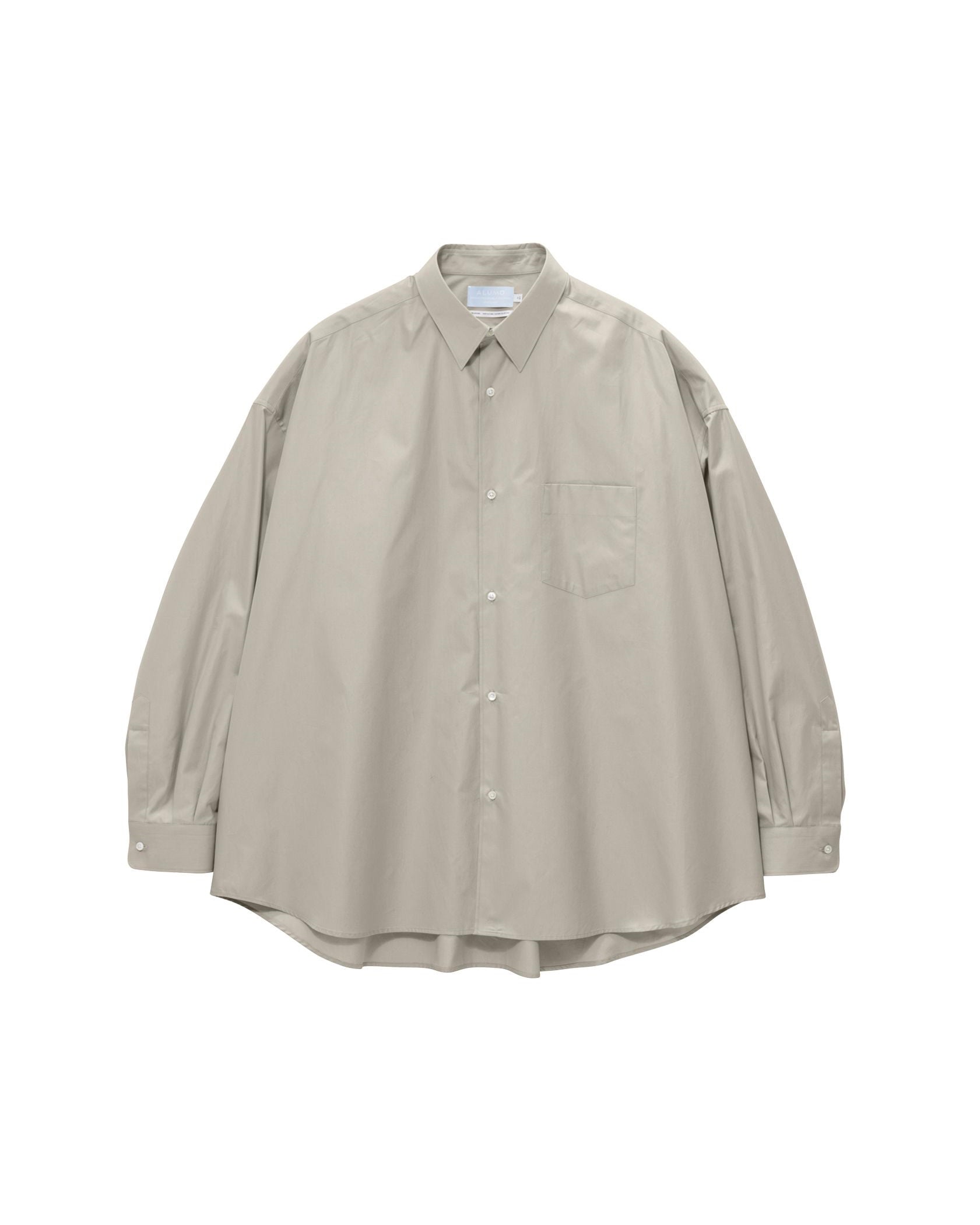 【8/22(土)発売】ALUMO for GP L/S Oversized Regular Collar Shirt
