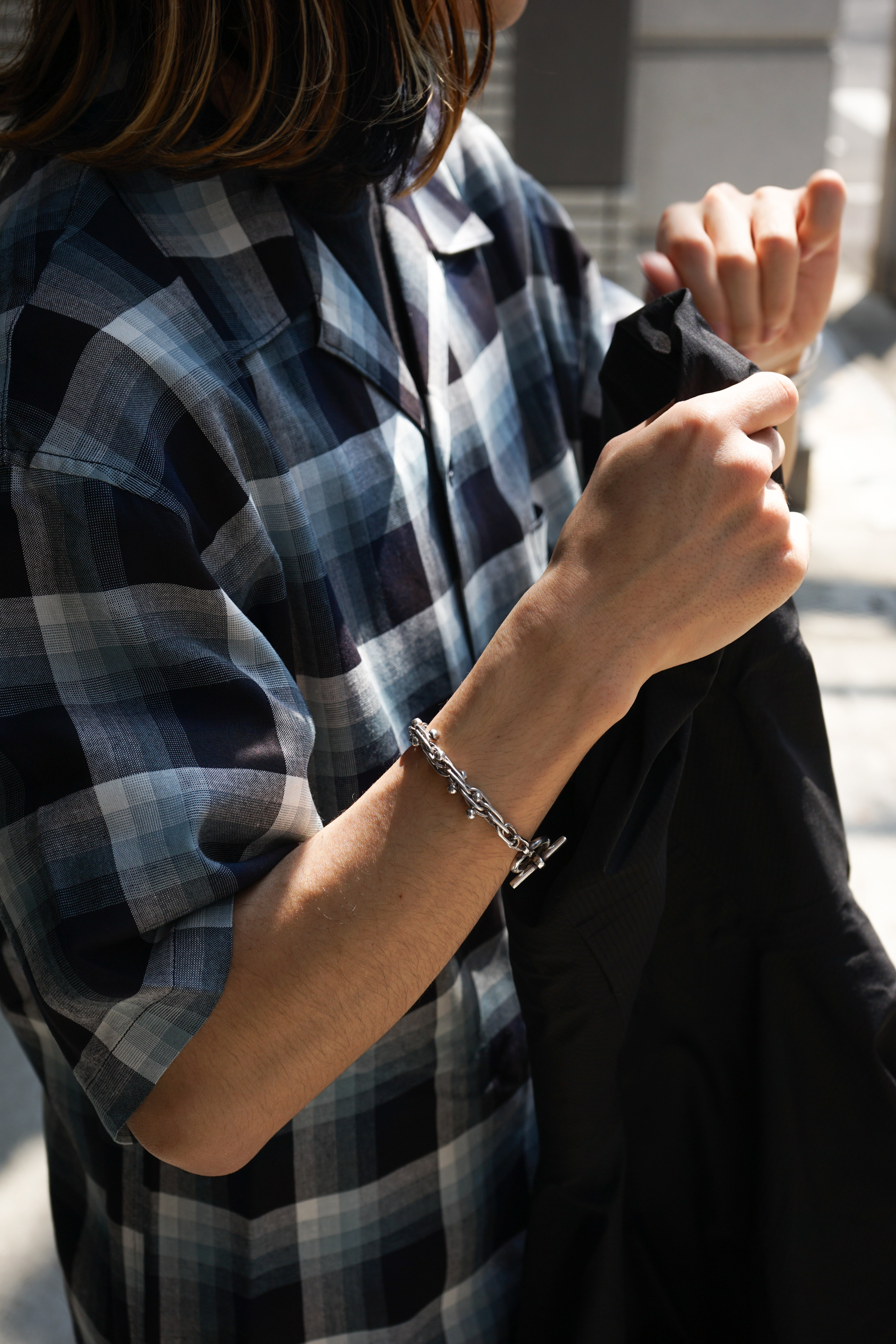 Short sleeve Rayon check shirt