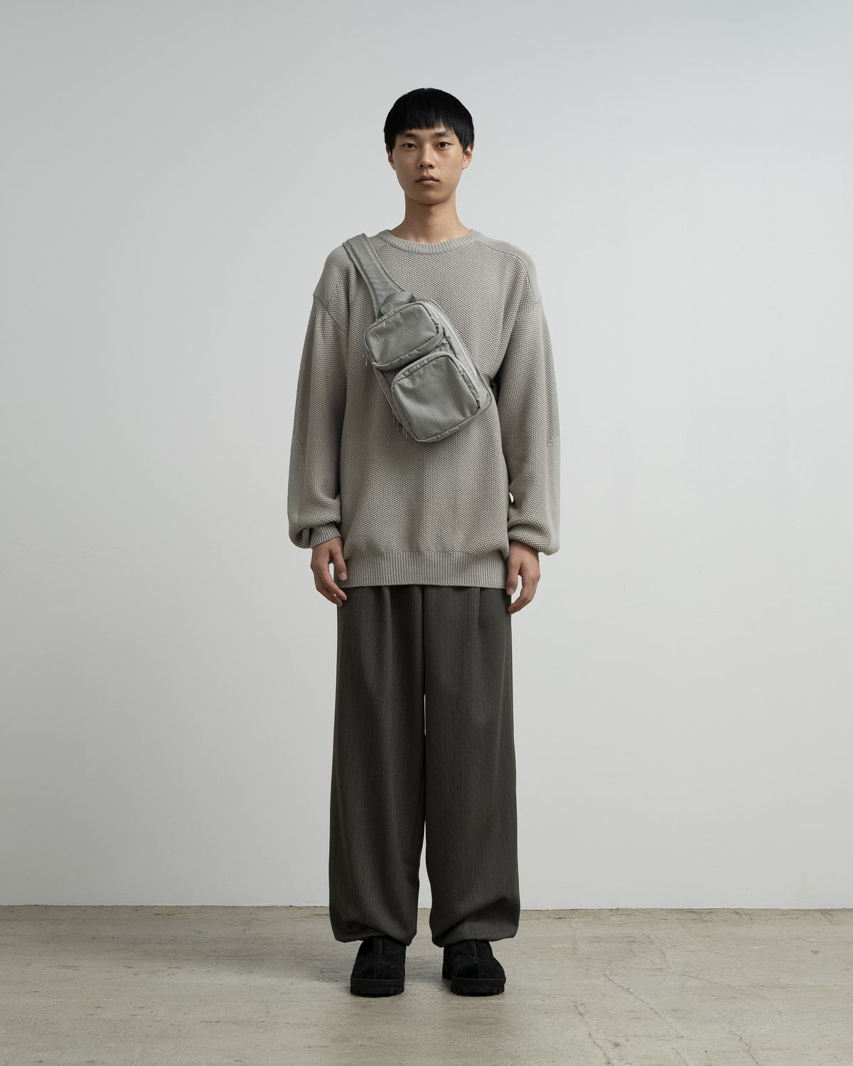 【10/10(土)発売】Fine Wool Saxony Small Shoulder Bag