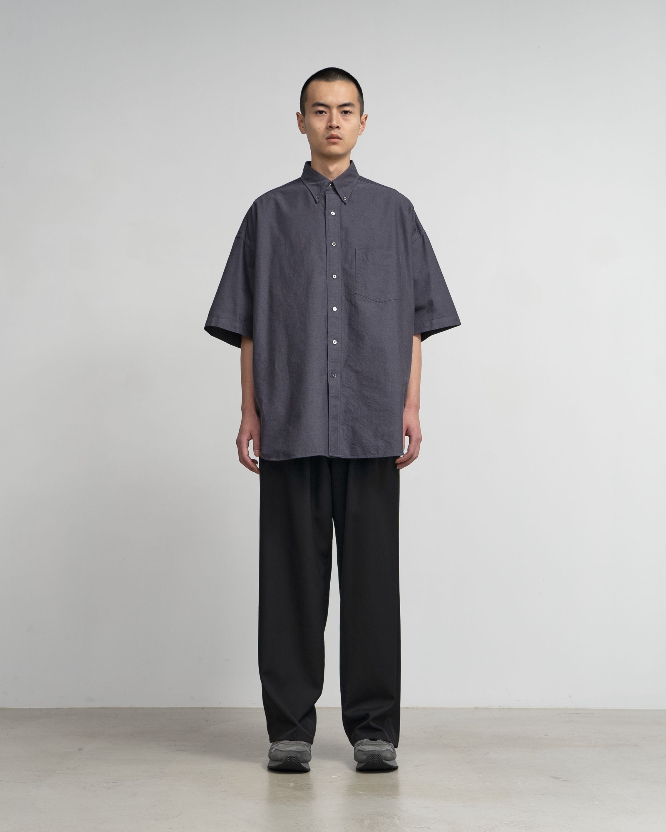 Oxford S/S Oversized B.D Shirt