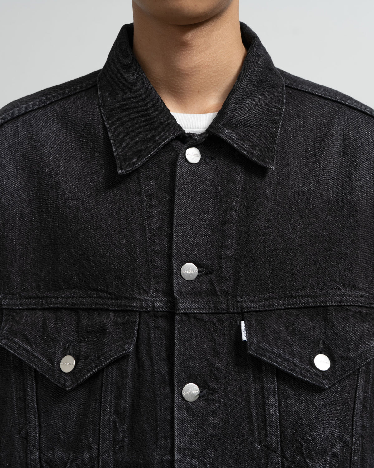 Selvage Denim Trucker Jacket -DARK FADE-