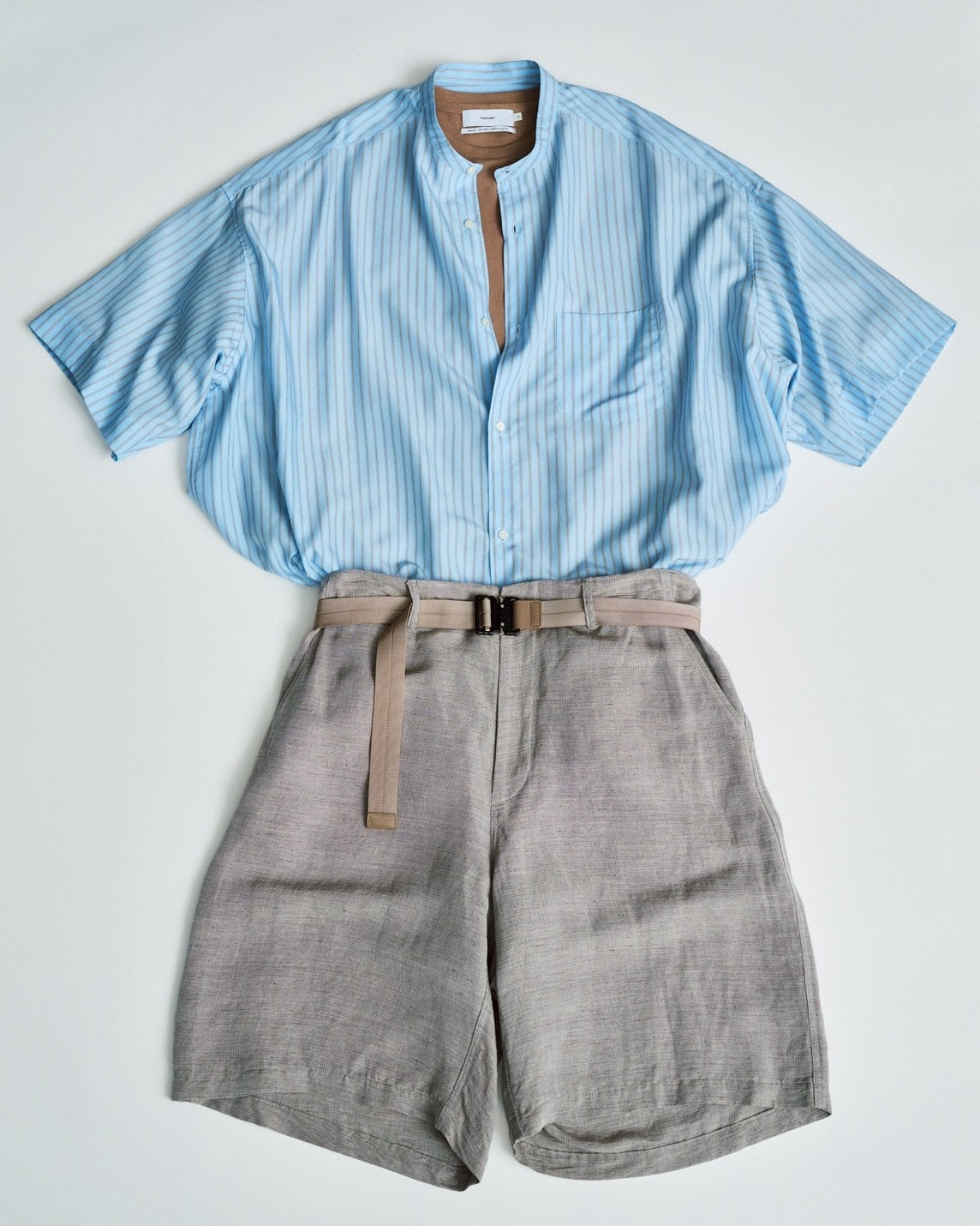 【6/6(土)発売】SIDOGRAS S/S Oversized Band Collar Shirt