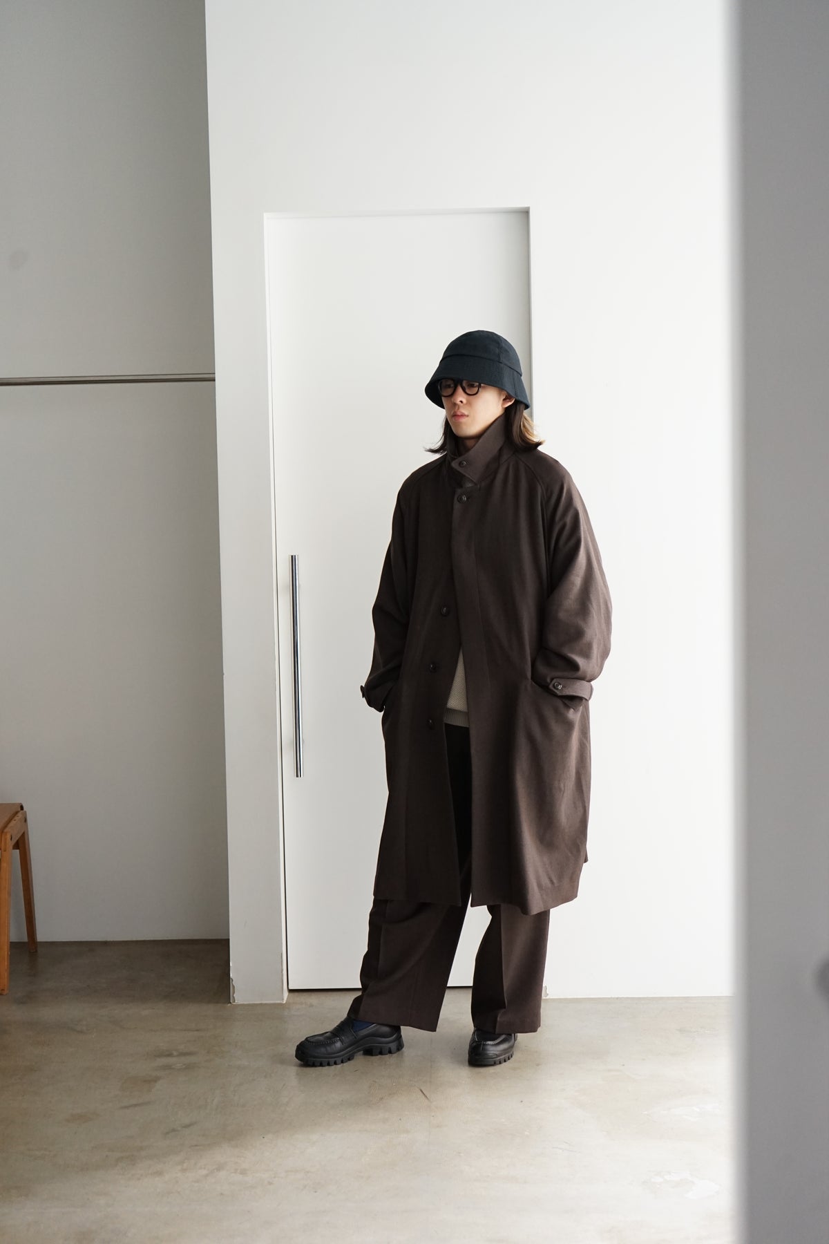 【9/21(月)発売】stirwise別注TUMBLD WOOL SERGE RAGLAN SLEEVES COAT TUMBLD WOOL SERGE