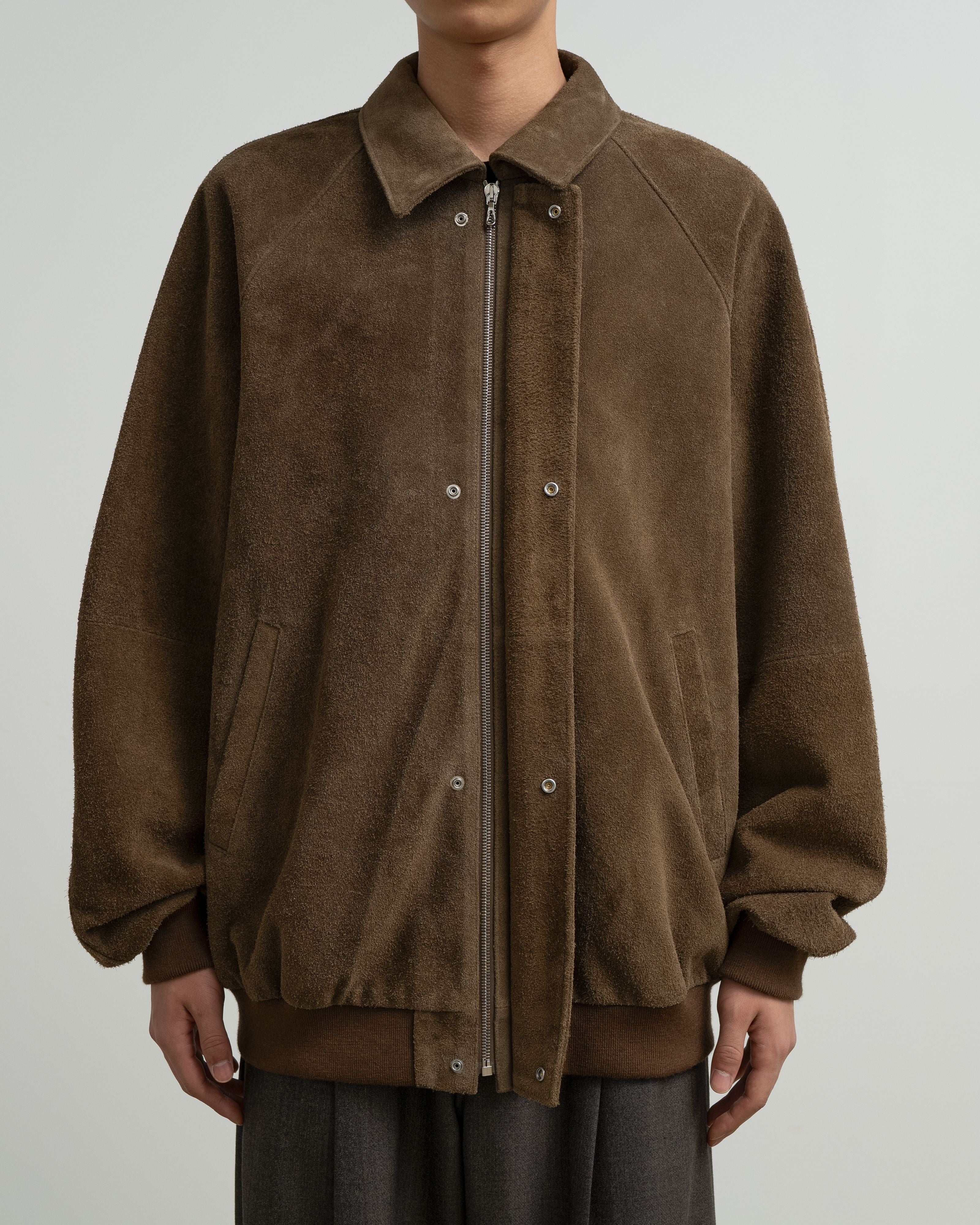 【8/29(土)発売】Hairy Suede Raglan Blouson