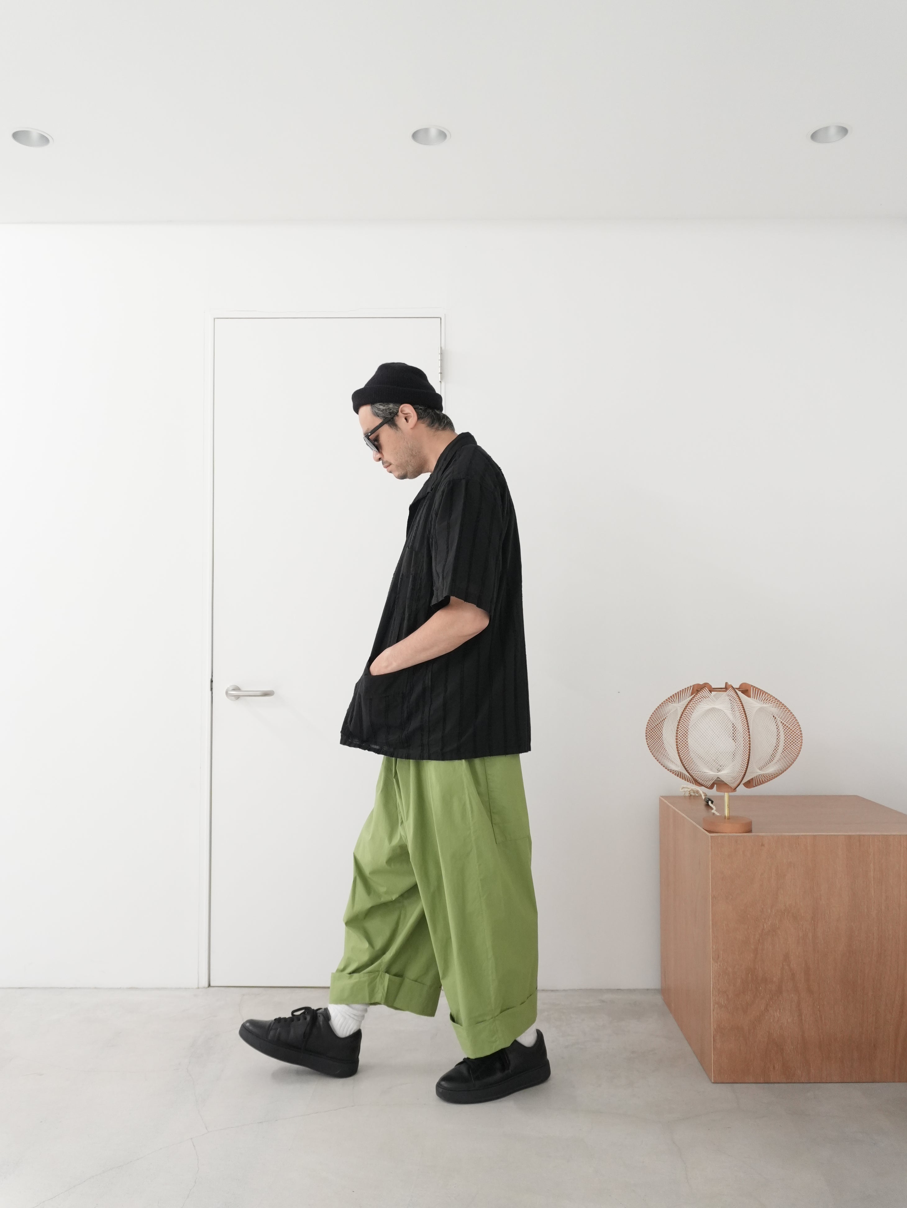 THE BAKER TROUSER / POPLIN GRASS(GREEN)