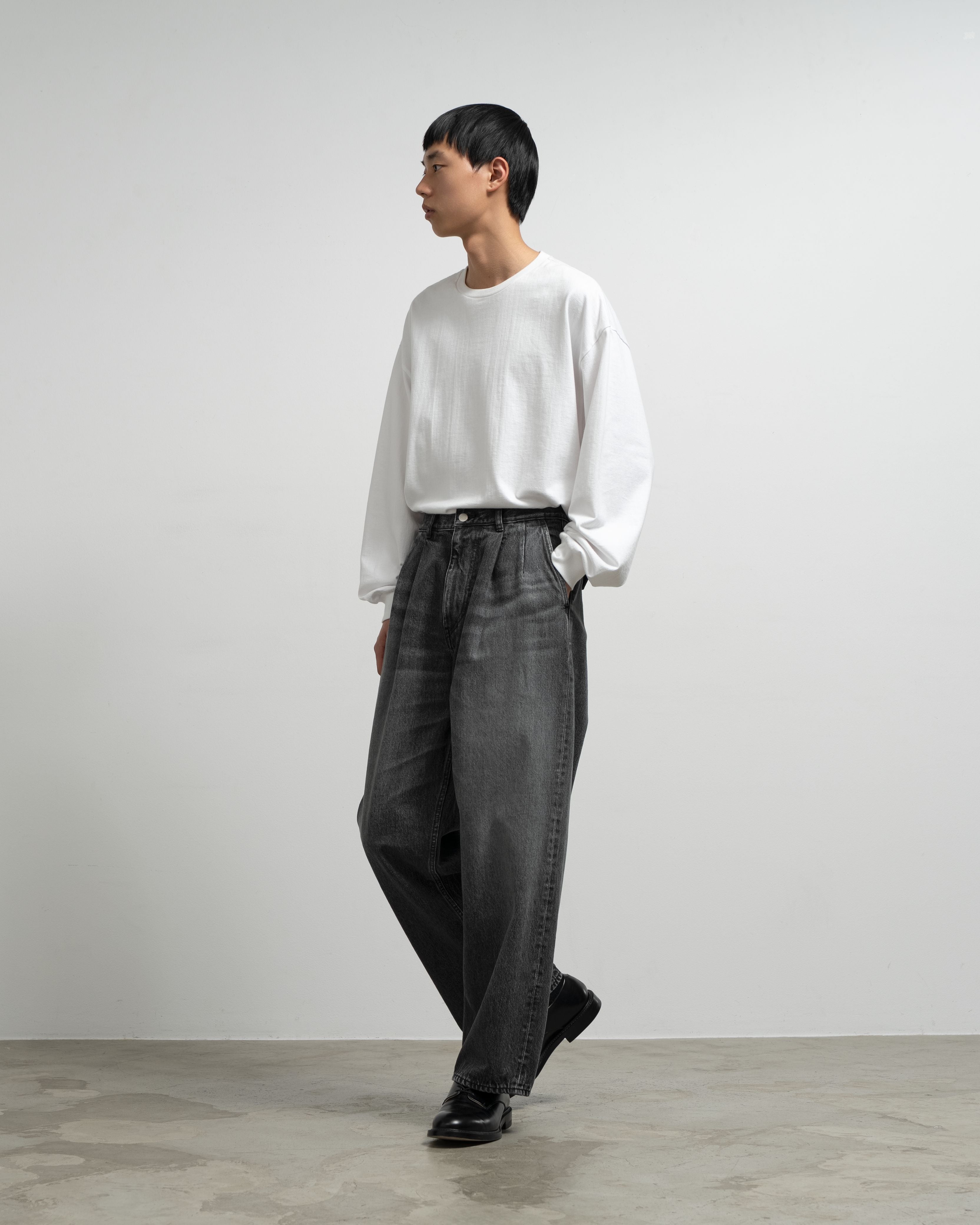Graphpaper MEN - 【7/25(土)発売】Selvage Denim Two Tuck Tapered