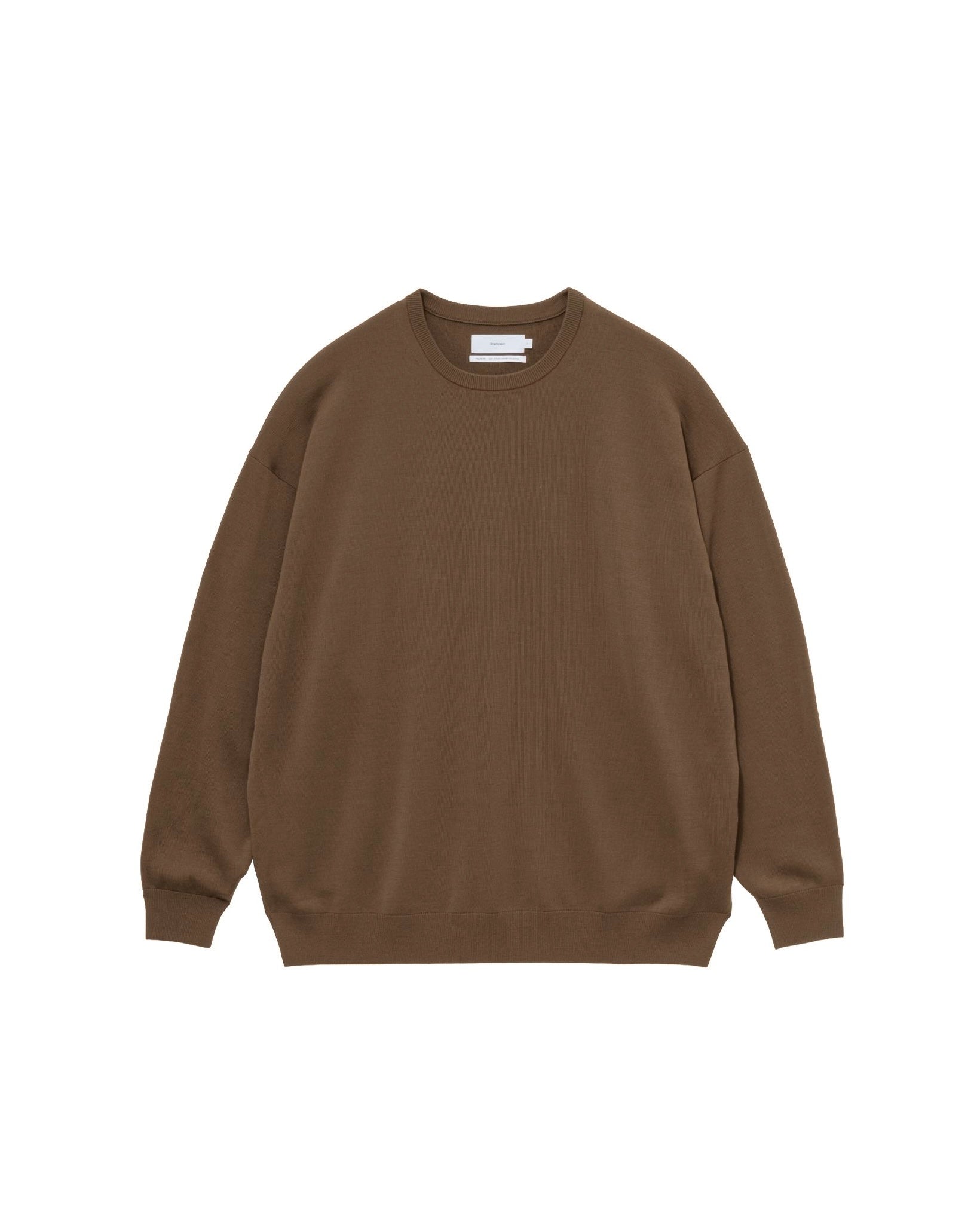【9/5(土)発売】High Gauge L/S Oversized Crew Neck Knit
