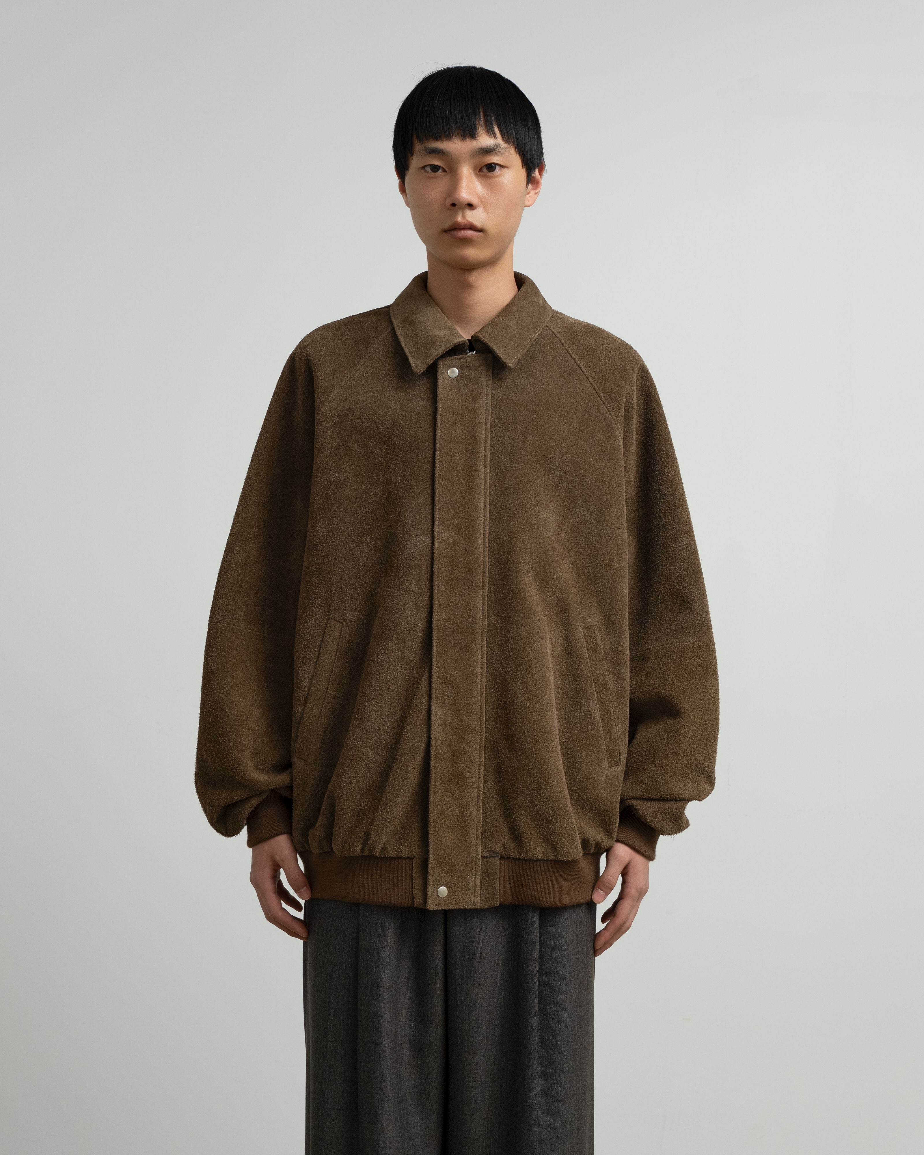 【8/29(土)発売】Hairy Suede Raglan Blouson