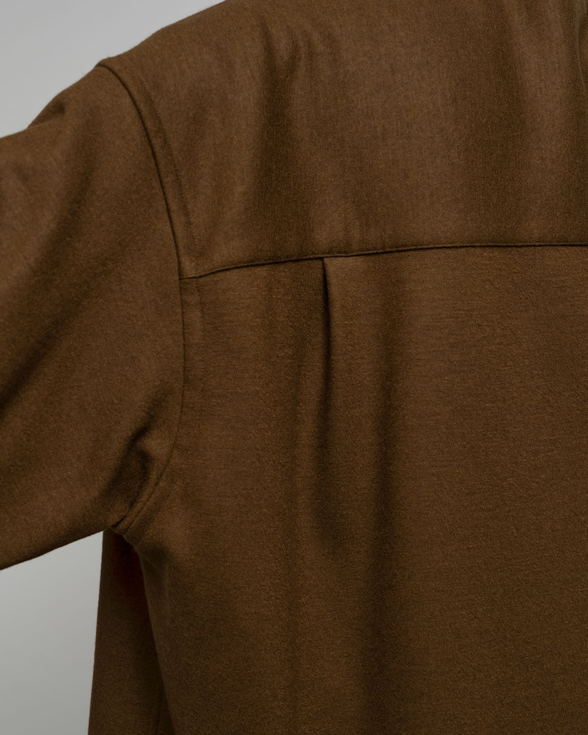 【10/3(土)発売】Wool Smooth Flannel Oversized Band Collar Shirt