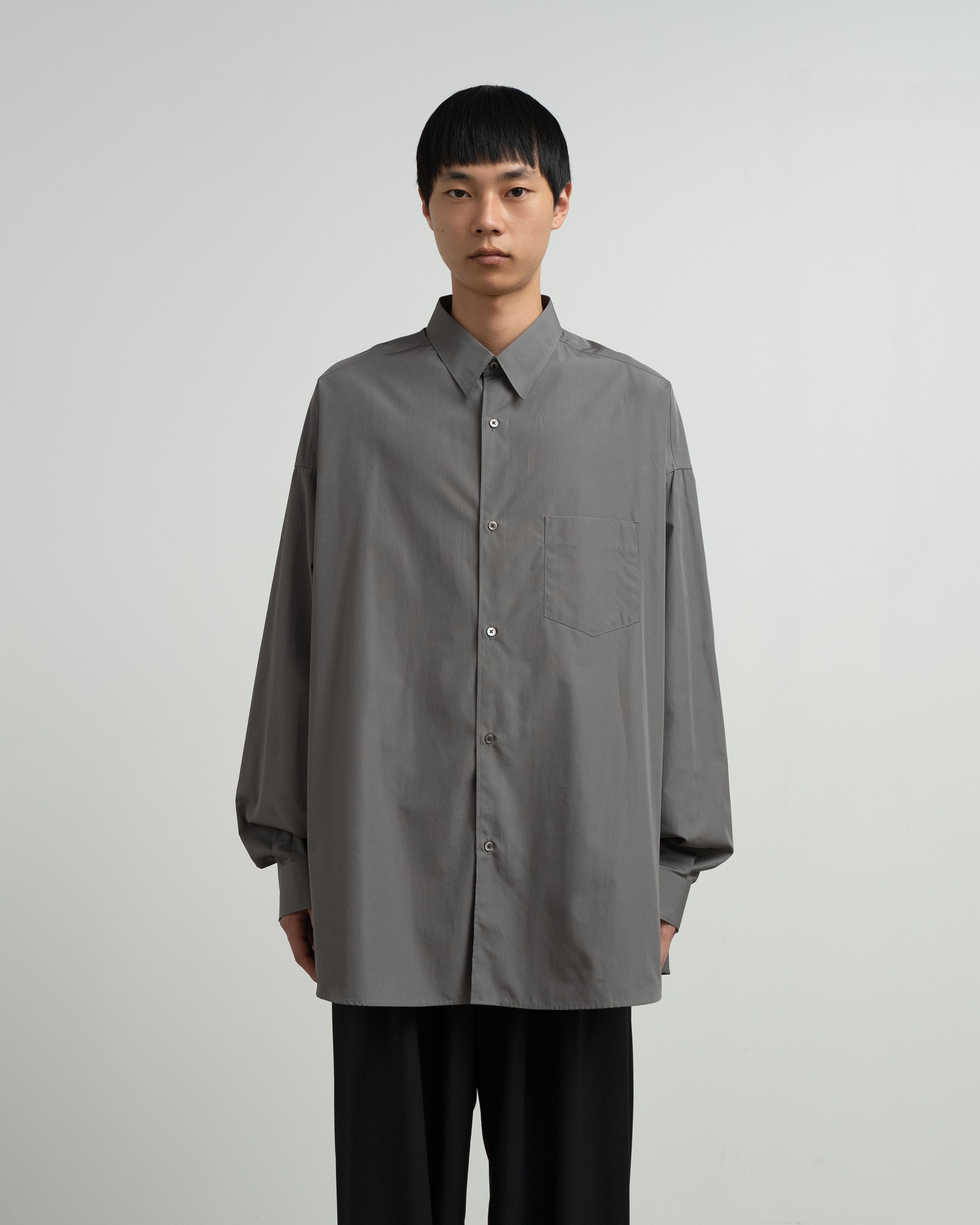【8/22(土)発売】ALUMO for GP L/S Oversized Regular Collar Shirt