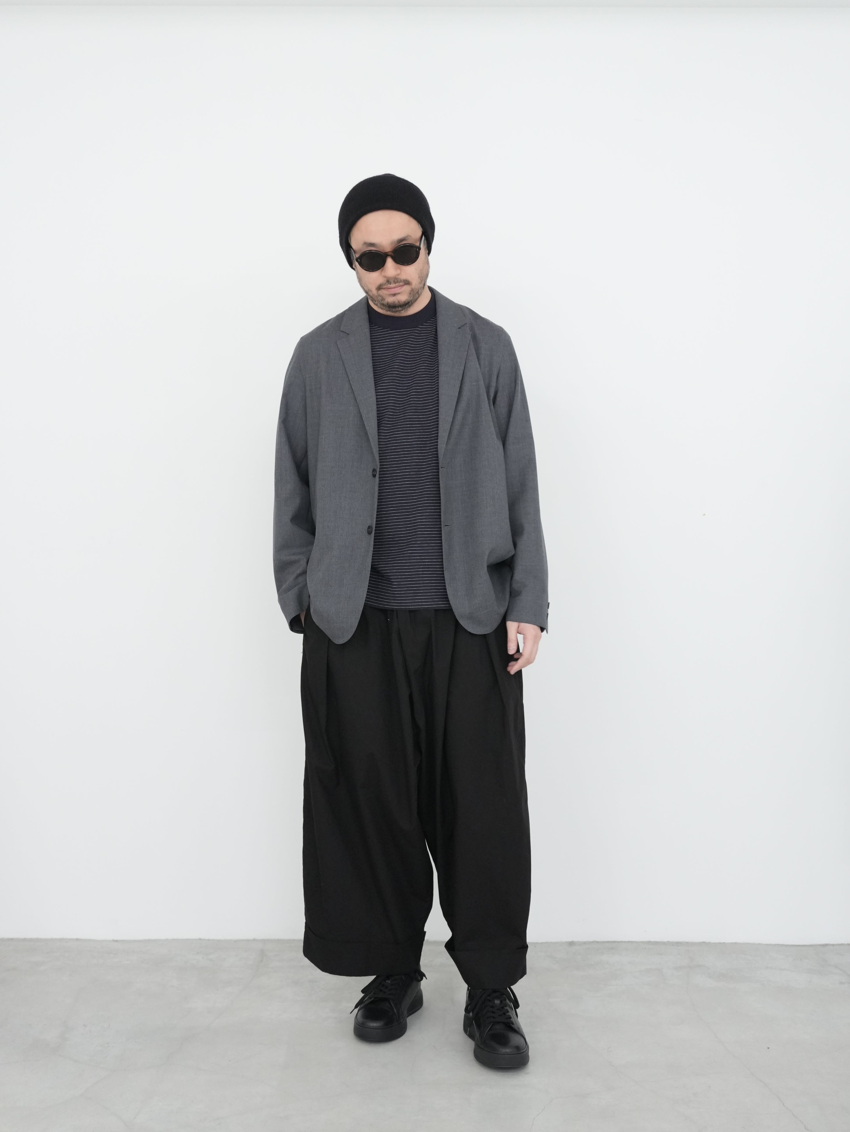 WOOL TROPICAL TAILORED JACKET