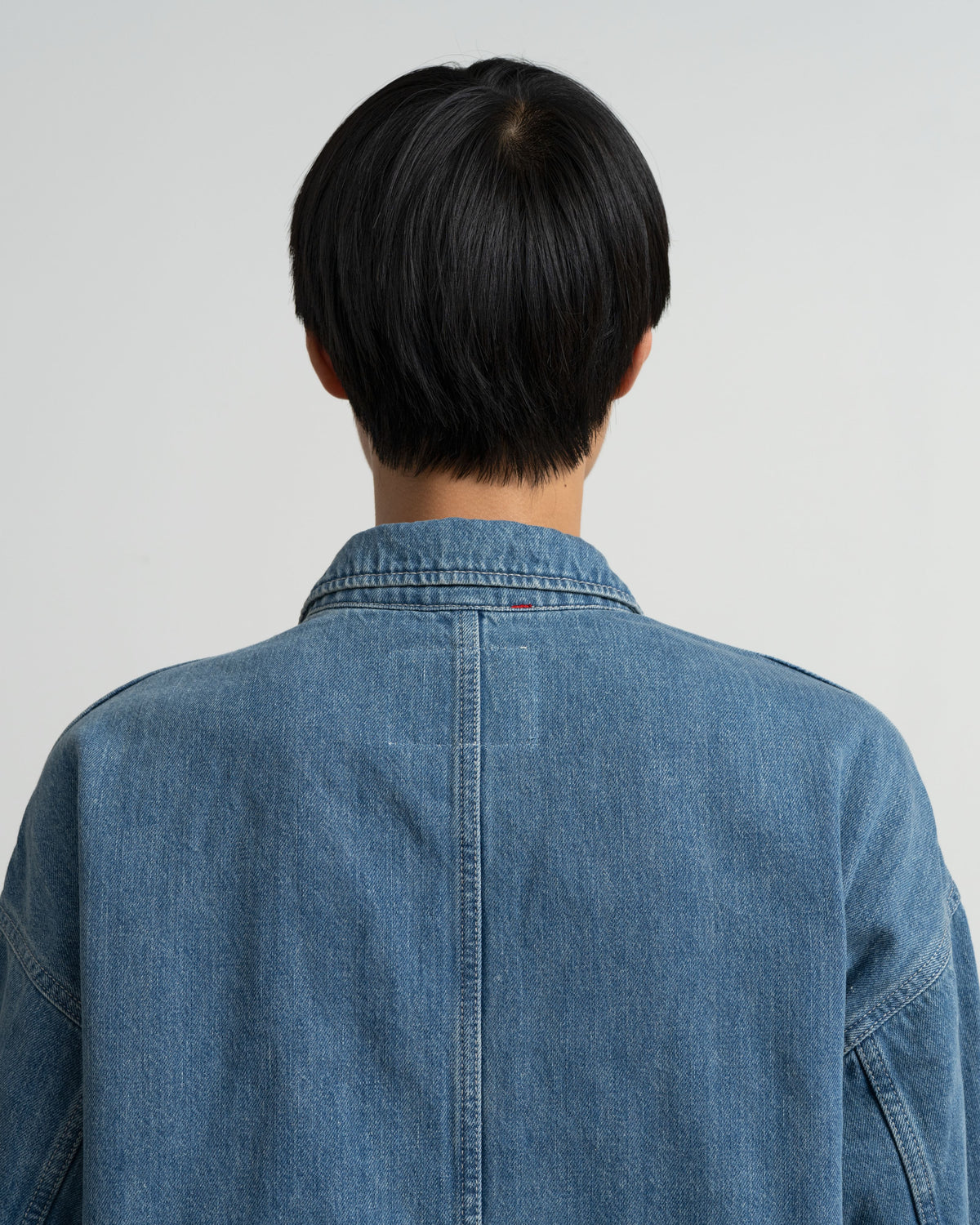 Selvage Denim Zip Jacket -LIGHT FADE-