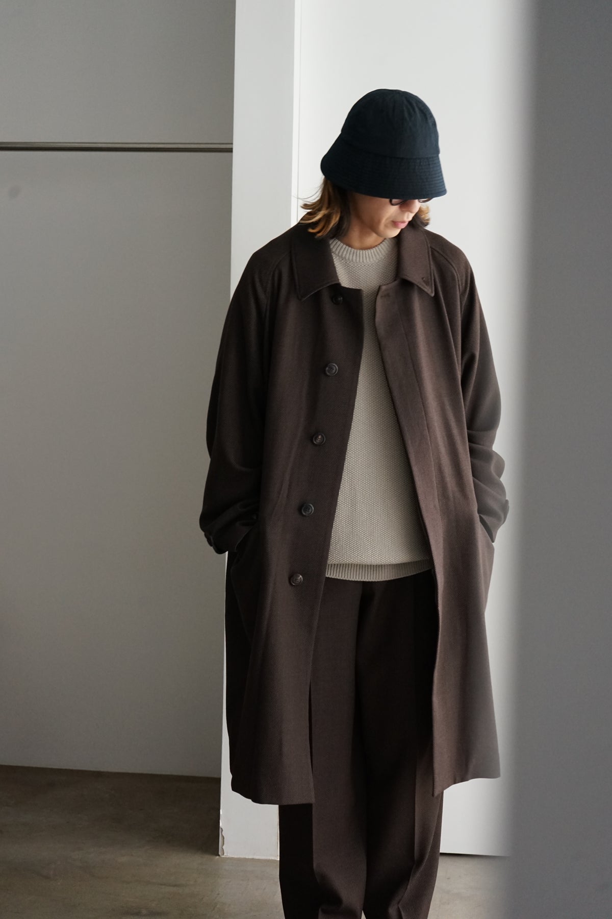 【9/21(月)発売】stirwise別注TUMBLD WOOL SERGE RAGLAN SLEEVES COAT TUMBLD WOOL SERGE
