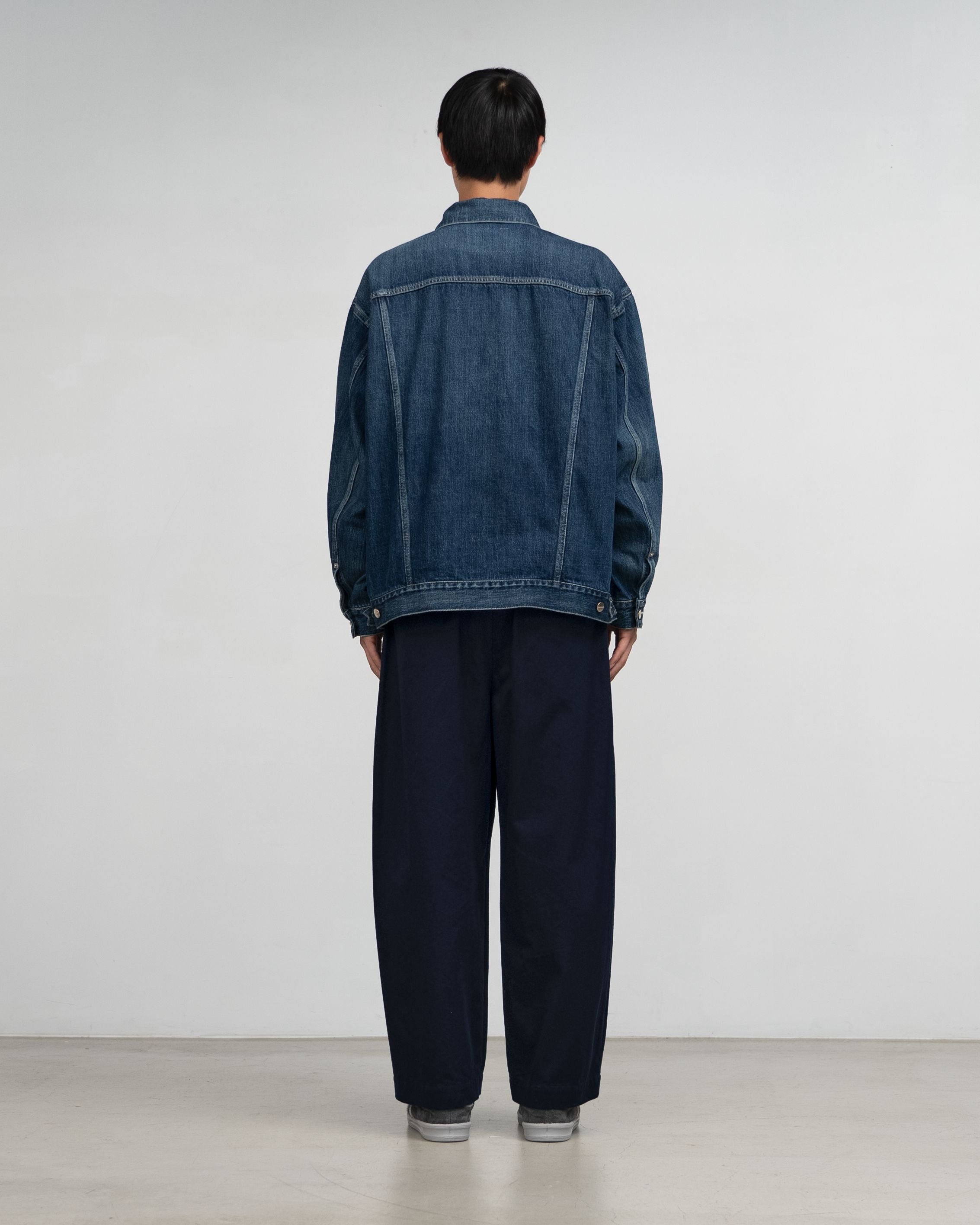 Selvage Denim Trucker Jacket(DARK FADE)