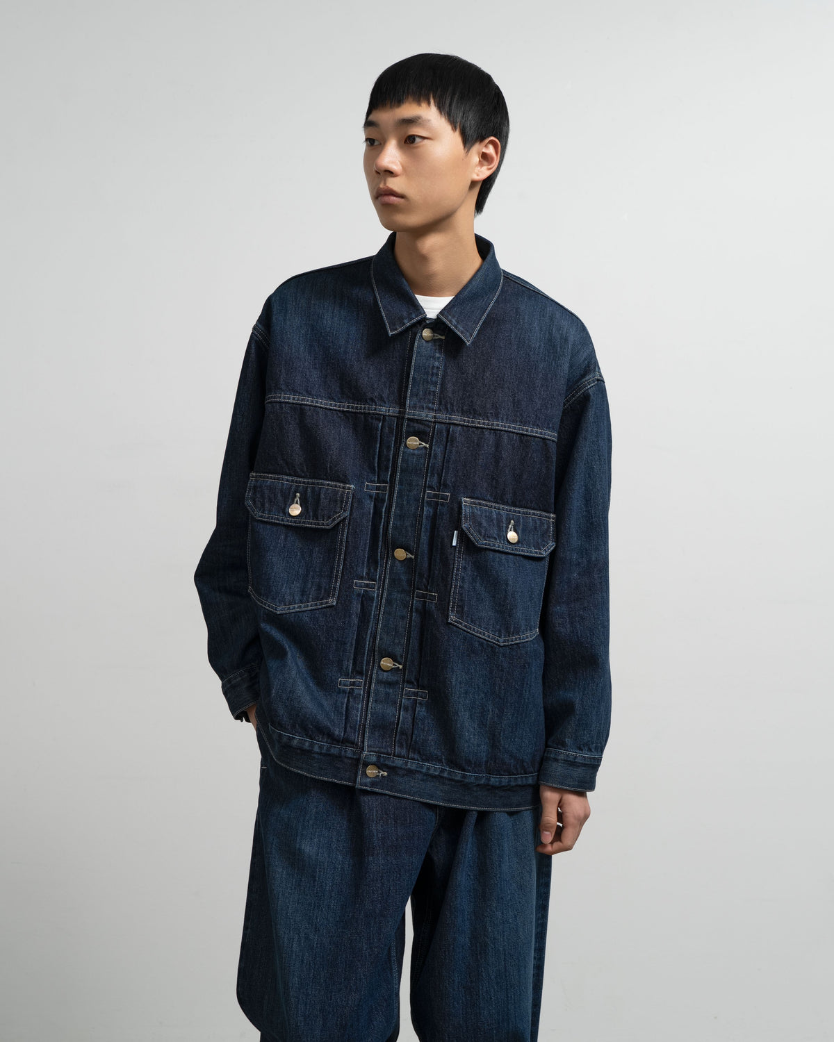 Selvage Denim Jacket -DARK FADE-