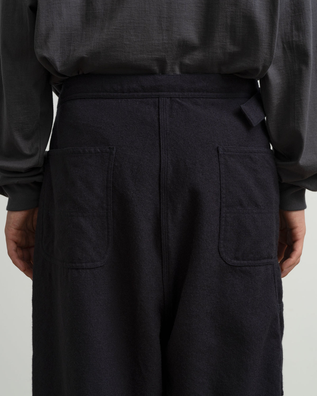 【10/10(土)発売】SANMONT for Graphpaper Wool Twill Belted Pants