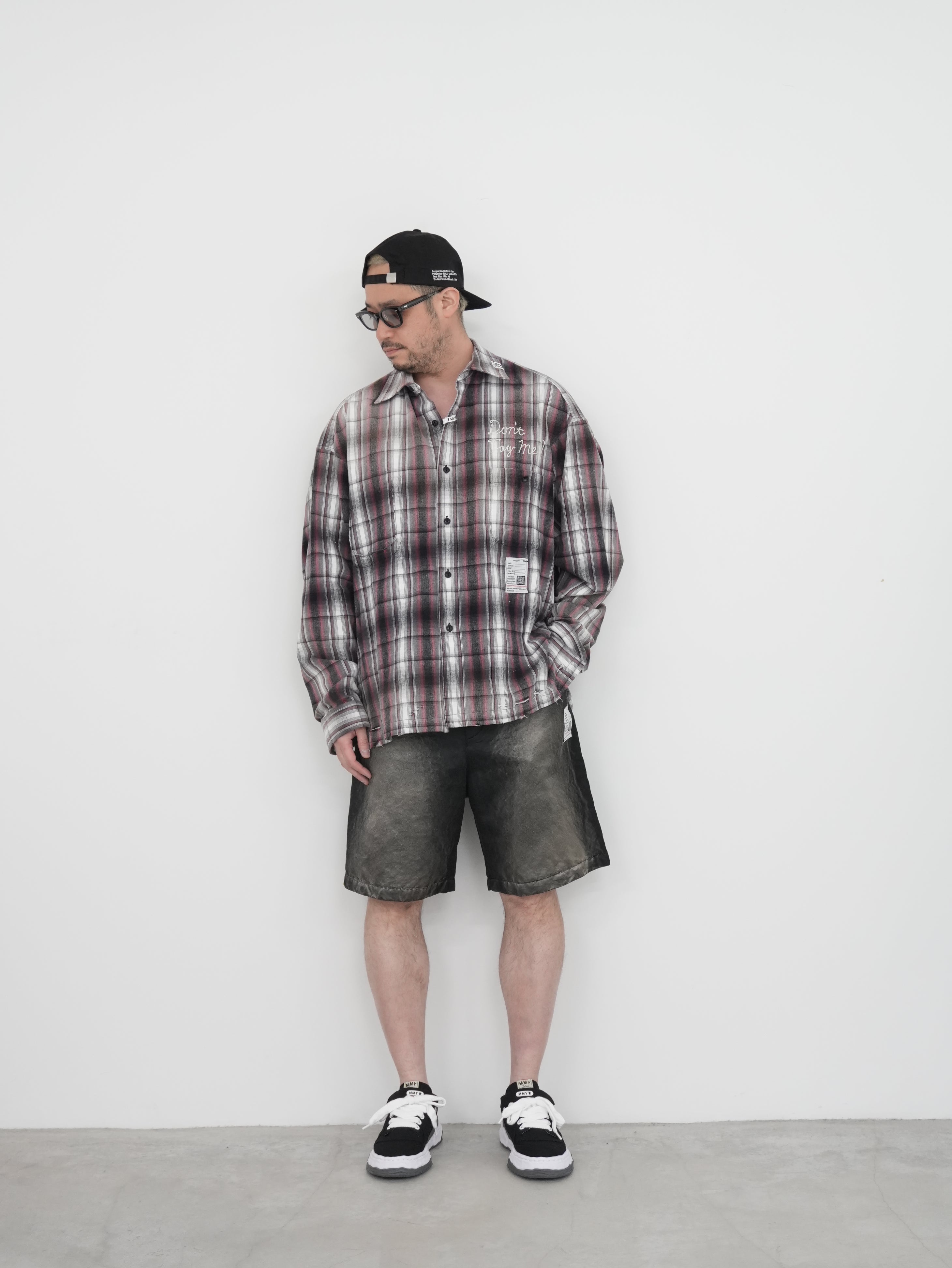 SUN FADED SATIN SHORTS