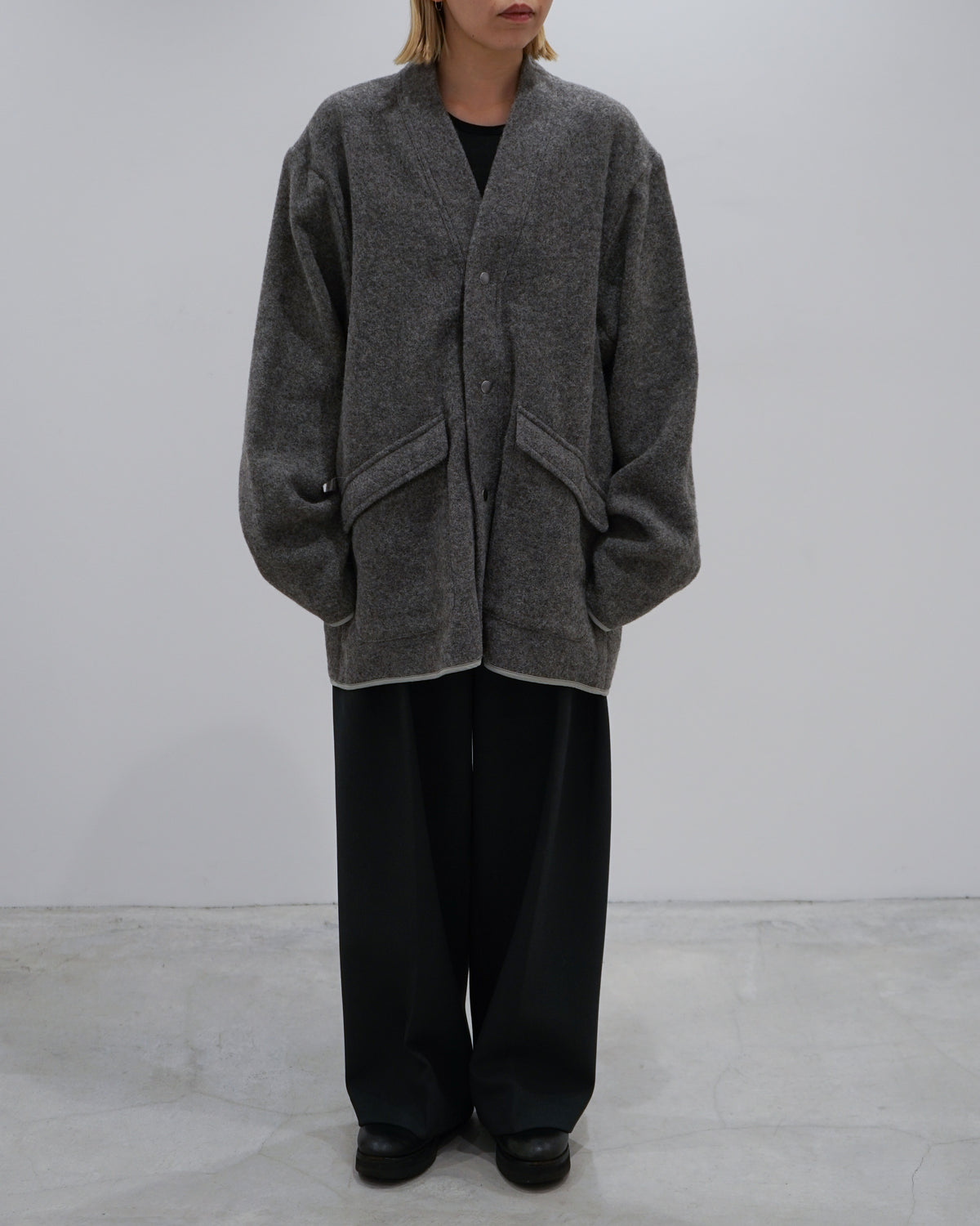 SNAP BUTTON BLOUSON B