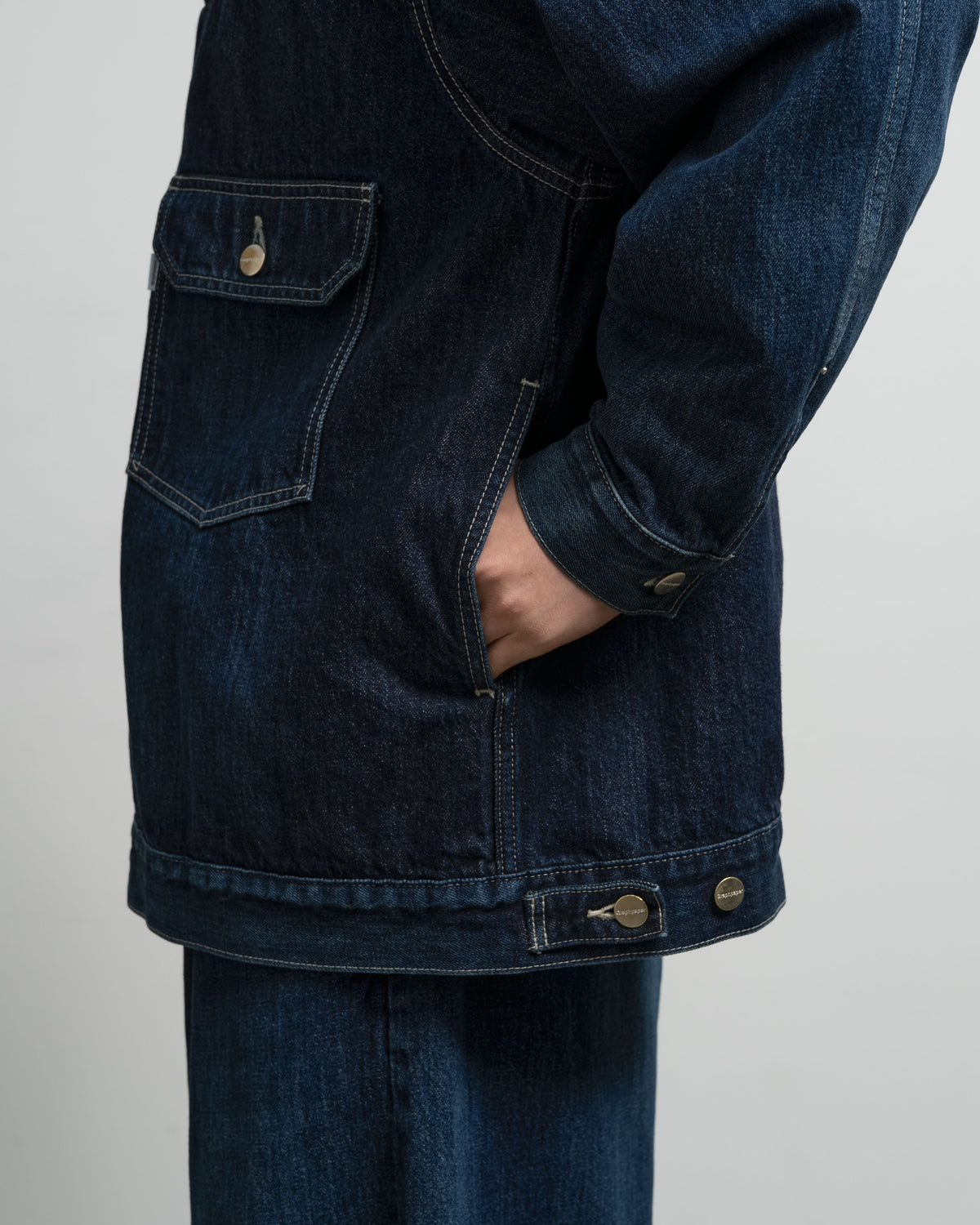 Selvage Denim Jacket -DARK FADE-