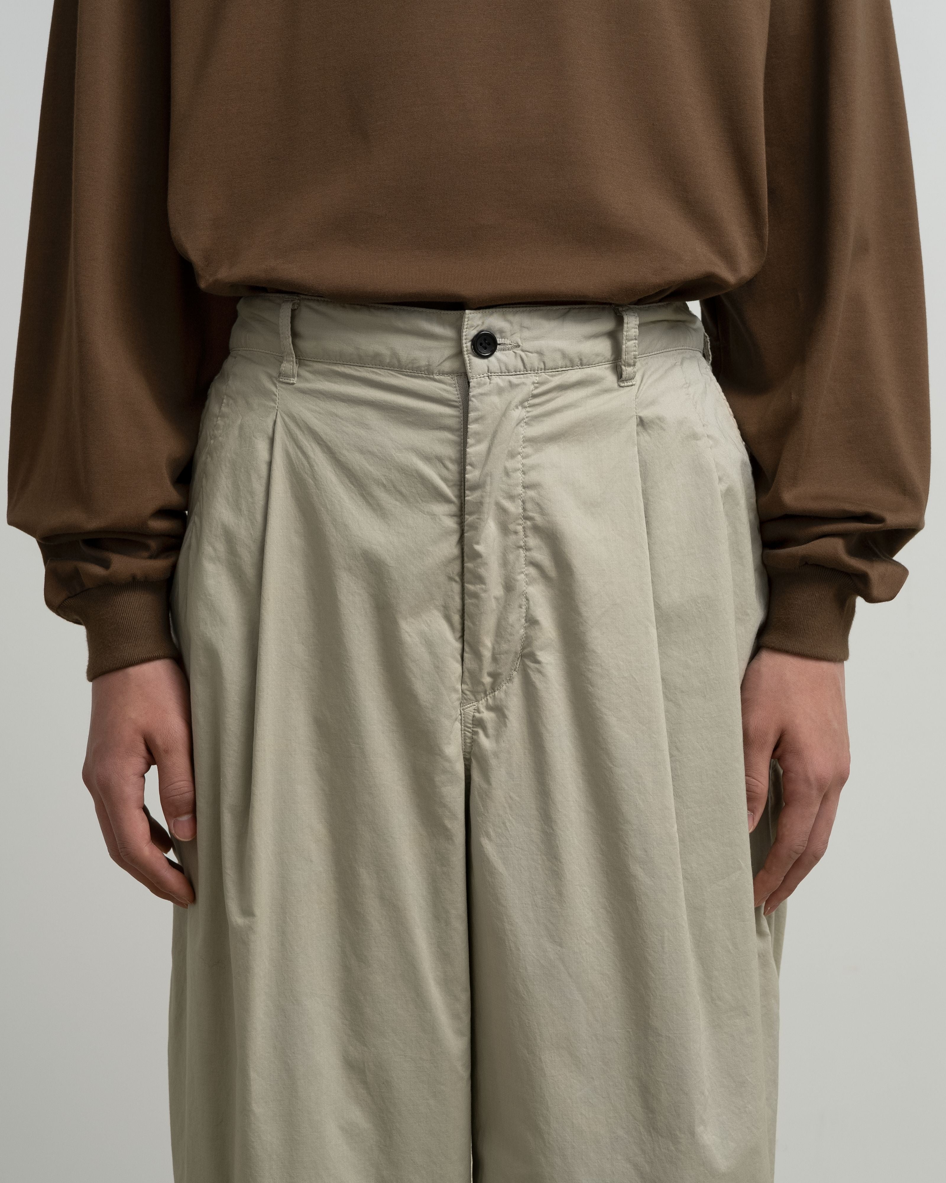 【8/1(土)発売】Garment Dyed Typewriter Oversized Slacks