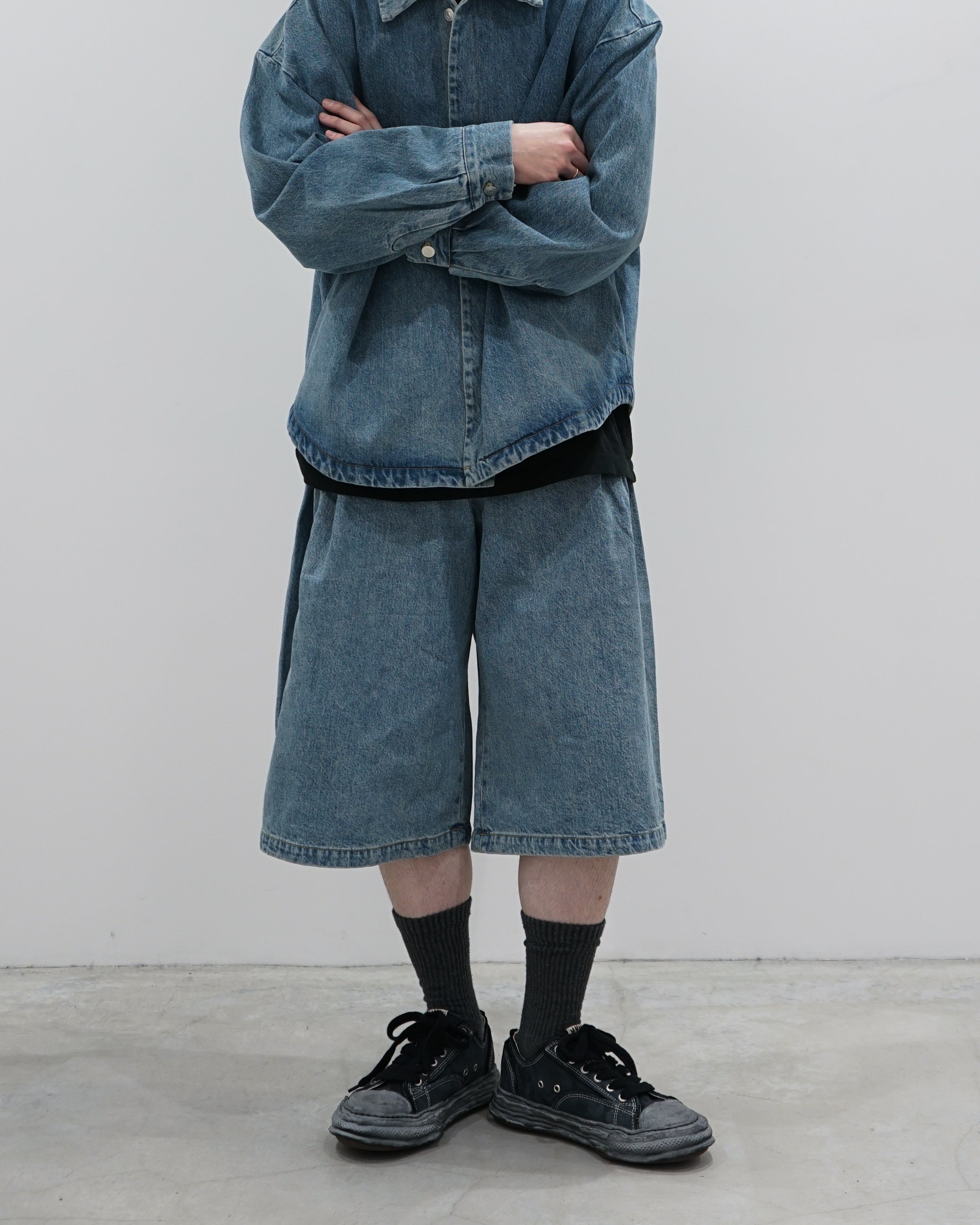 DENIM 410 BERMUDA JORTS / vintage tide blue wash
