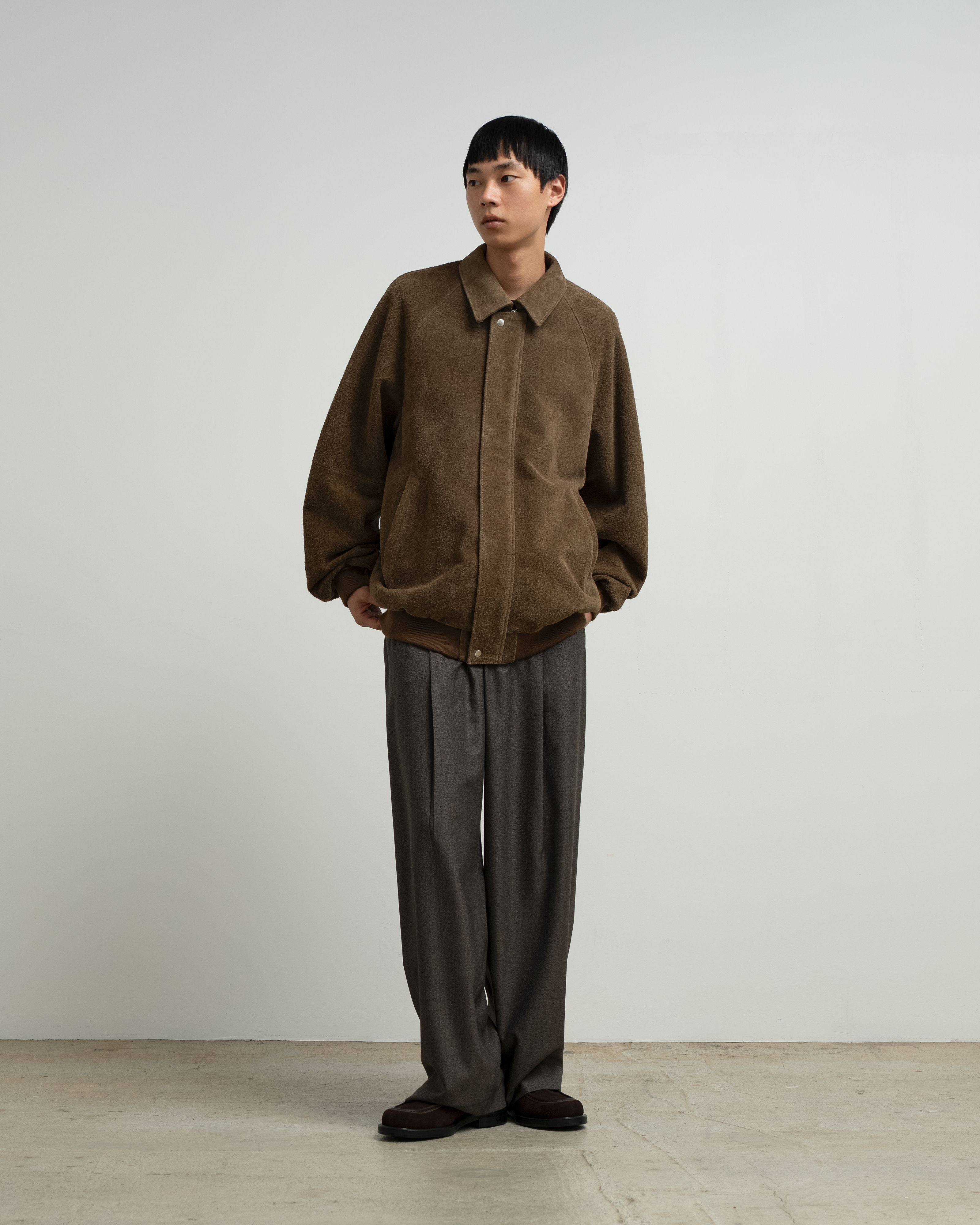 【8/29(土)発売】Hairy Suede Raglan Blouson
