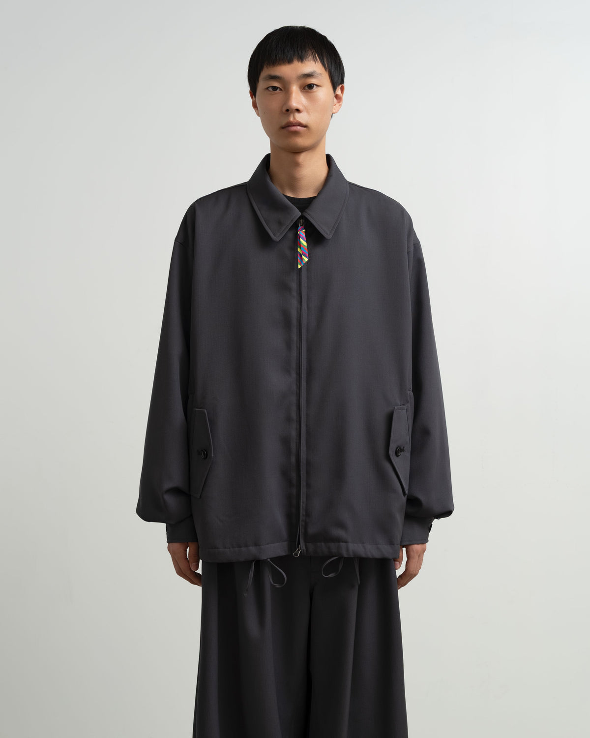 【9/26(土)発売】Graphpaper for is-ness Scale off Wool Harrington Jacket (非公開リンク)