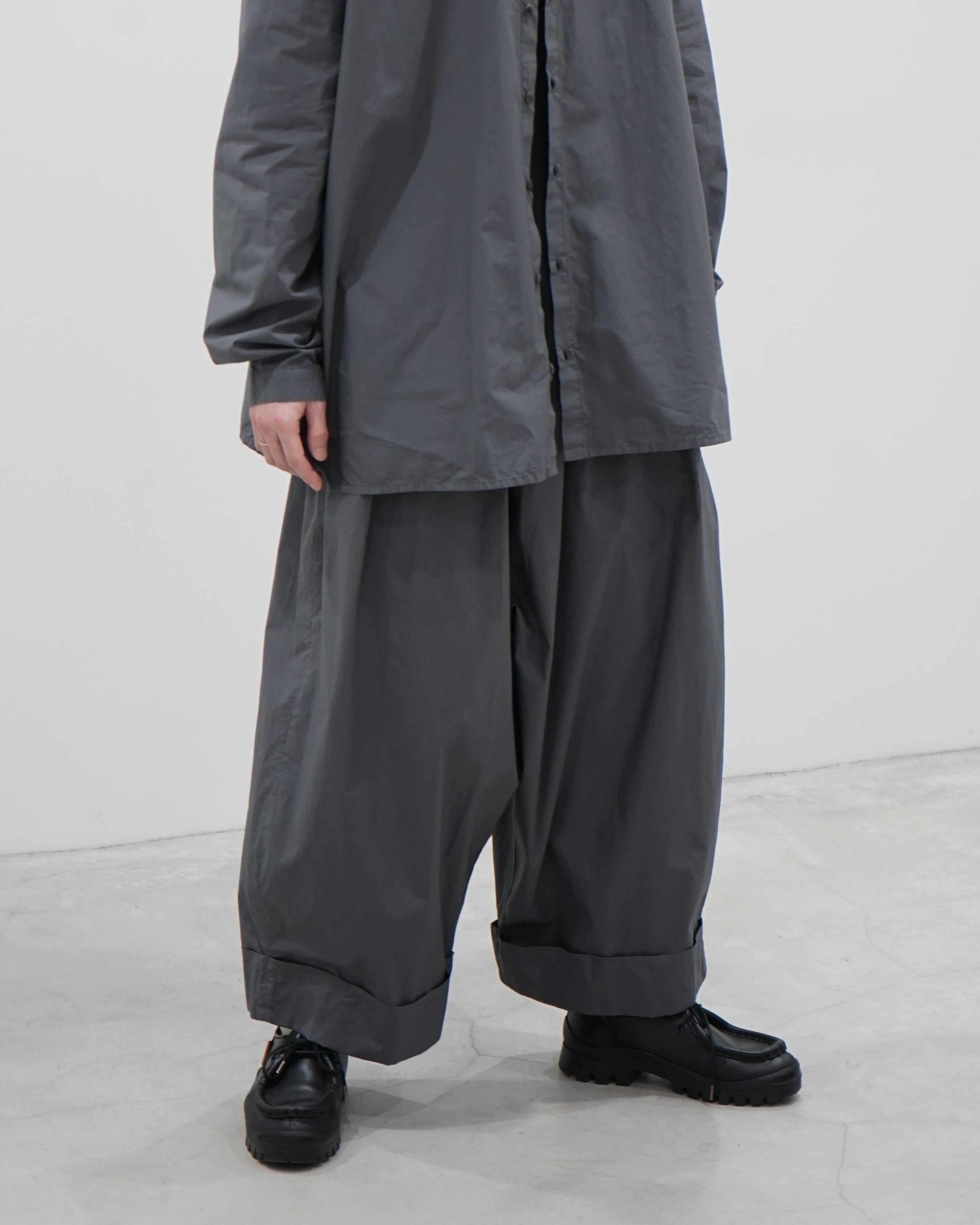 THE BAKER TROUSER / POPLIN PENCIL(GRAY)