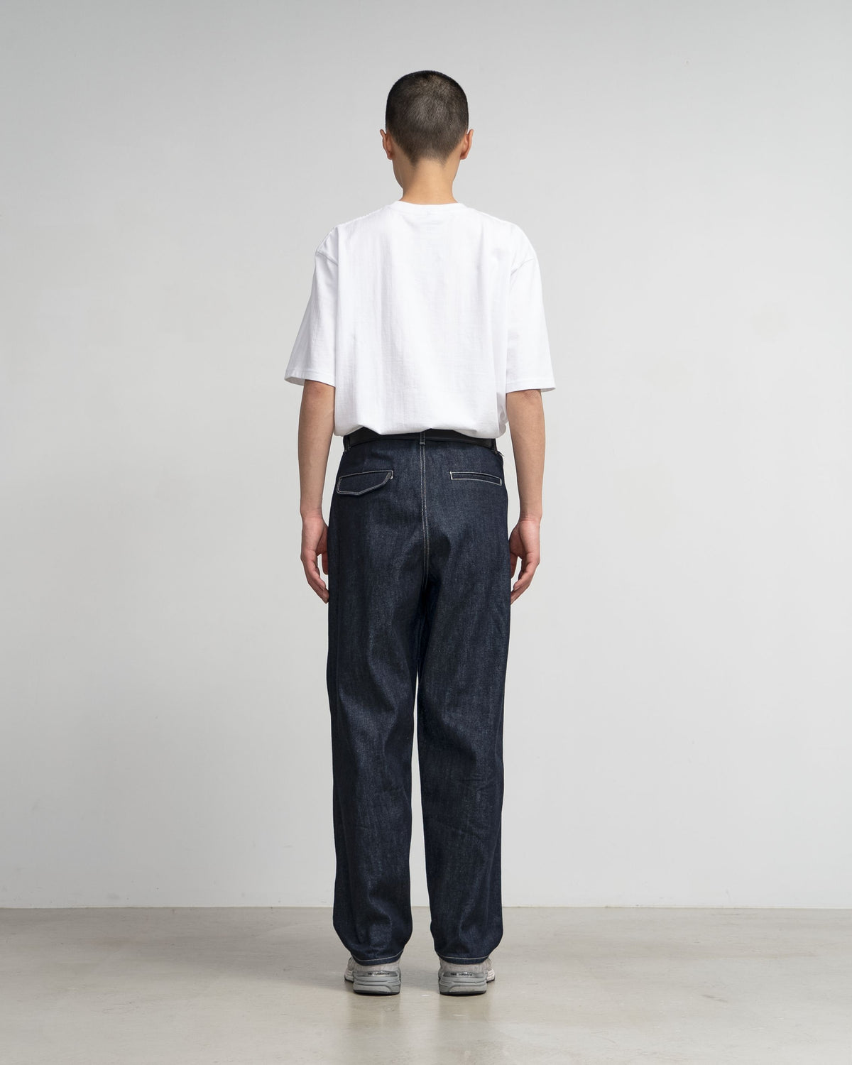 Selvage Denim Two Tuck Tapered Pants