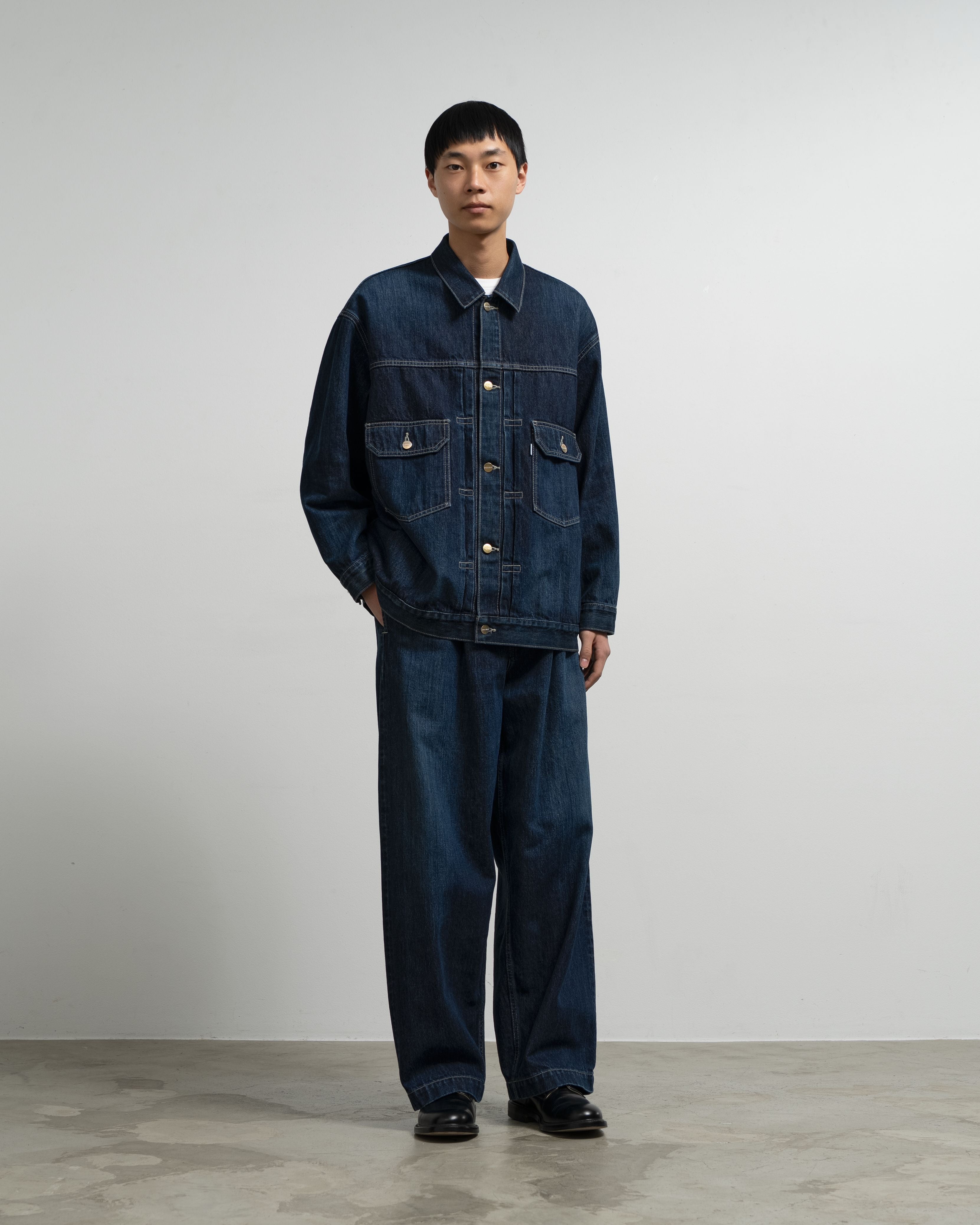 Selvage Denim Jacket -DARK FADE-
