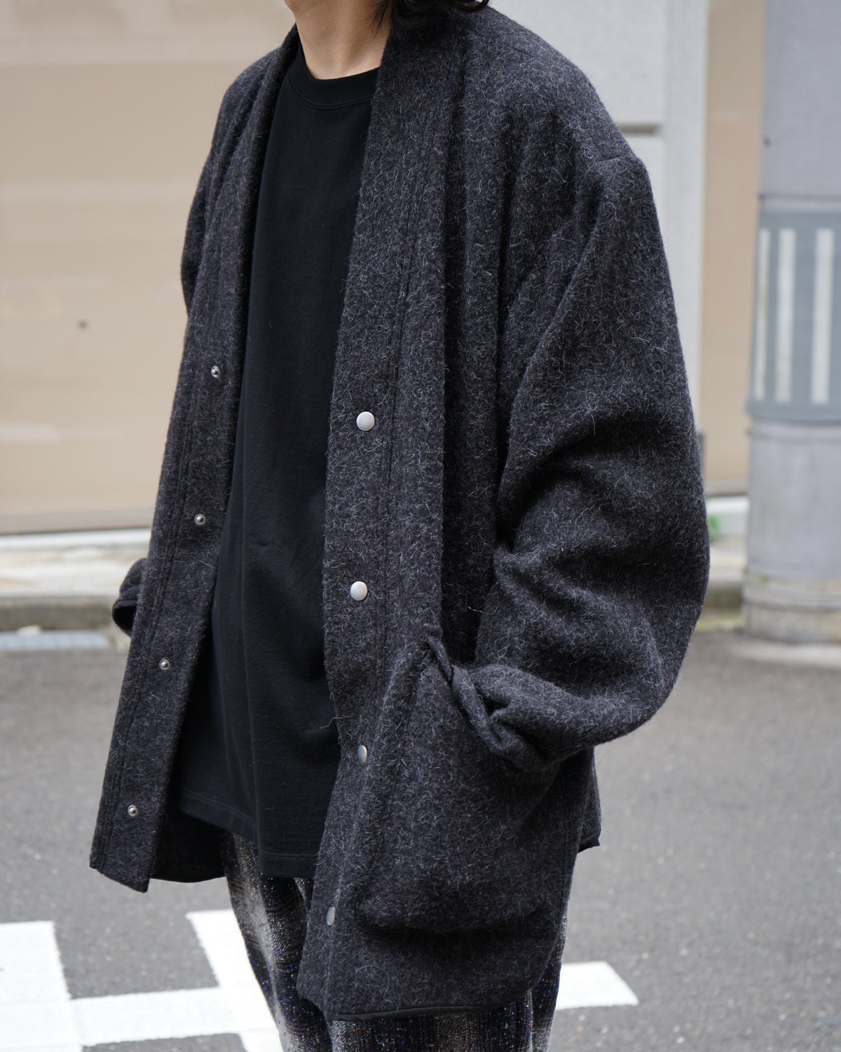 SNAP BUTTON BLOUSON B