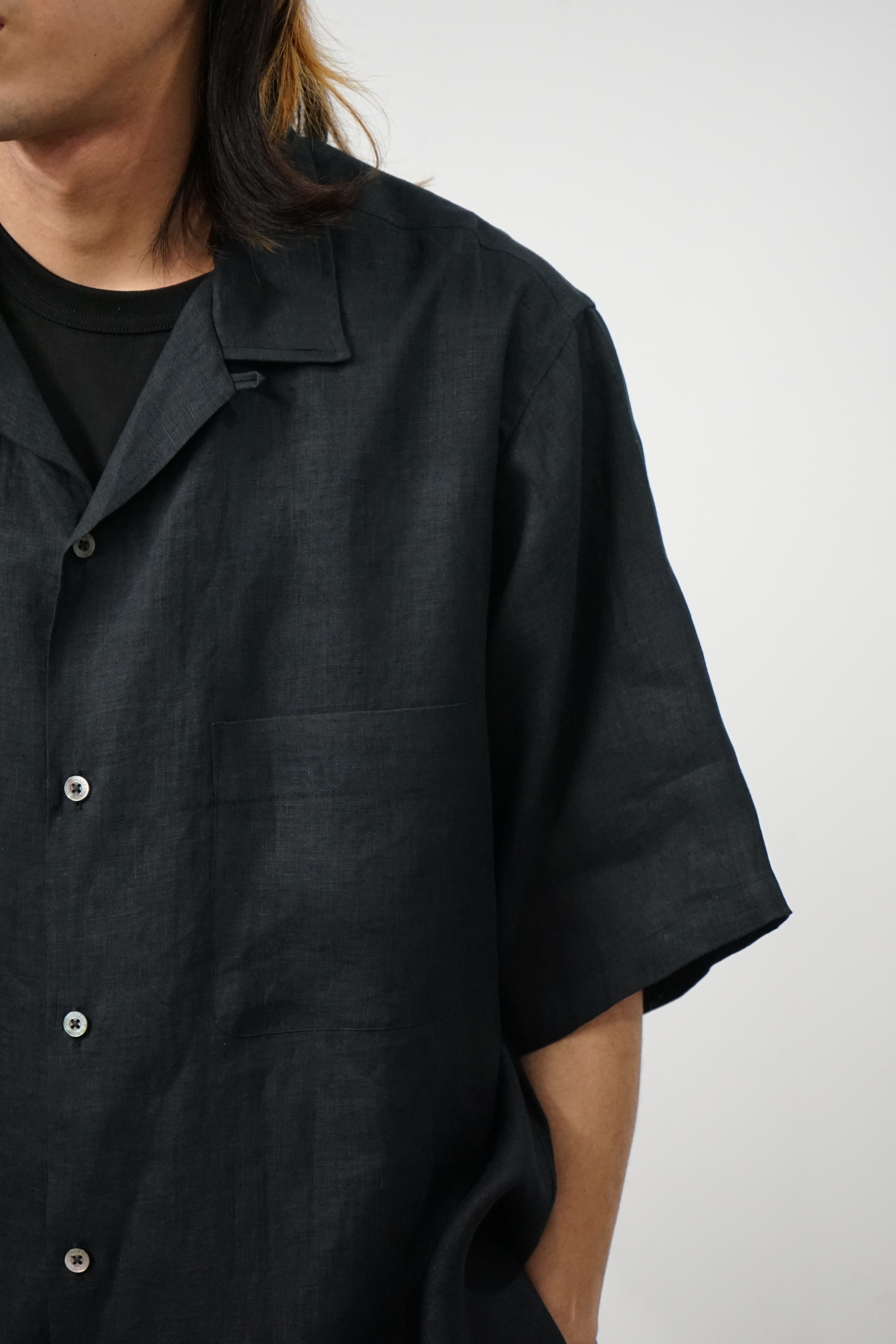 5/23(土)発売】HEMP SHIRTING NEW OPEN COLLAR S/S SHIRT