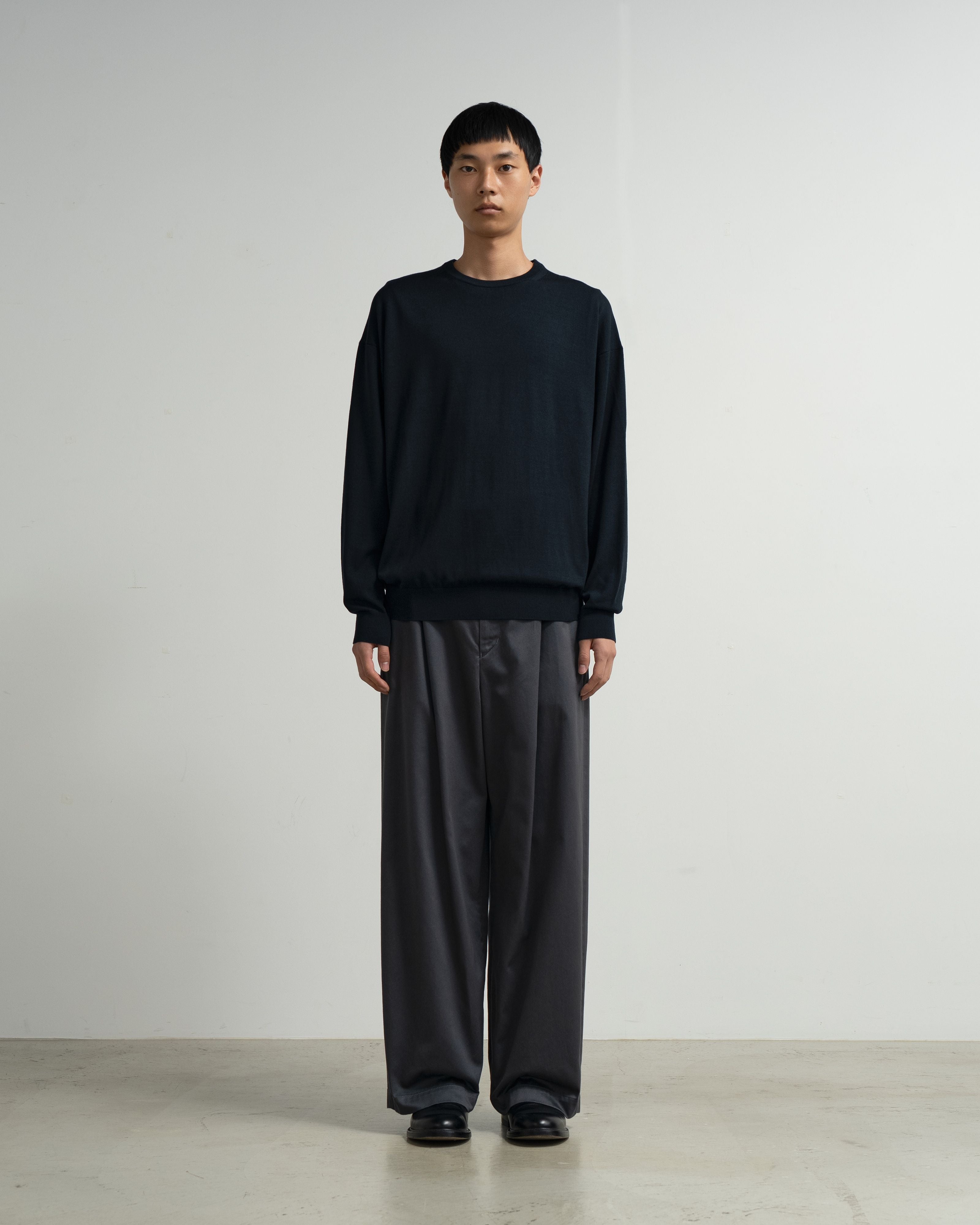【9/5(土)発売】High Gauge L/S Oversized Crew Neck Knit (basic)