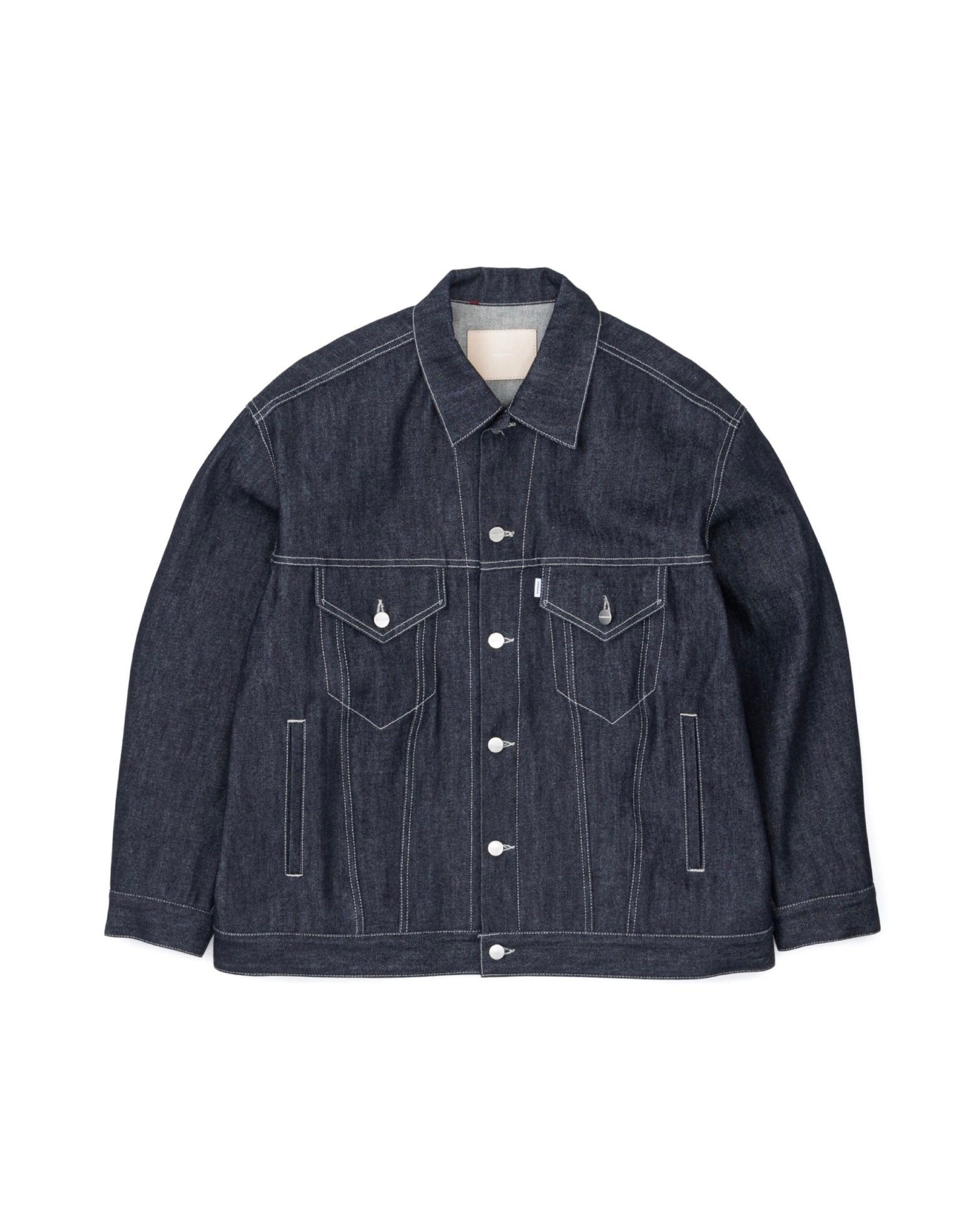 Selvage Denim Trucker Jacket(RIGID.WASHED)