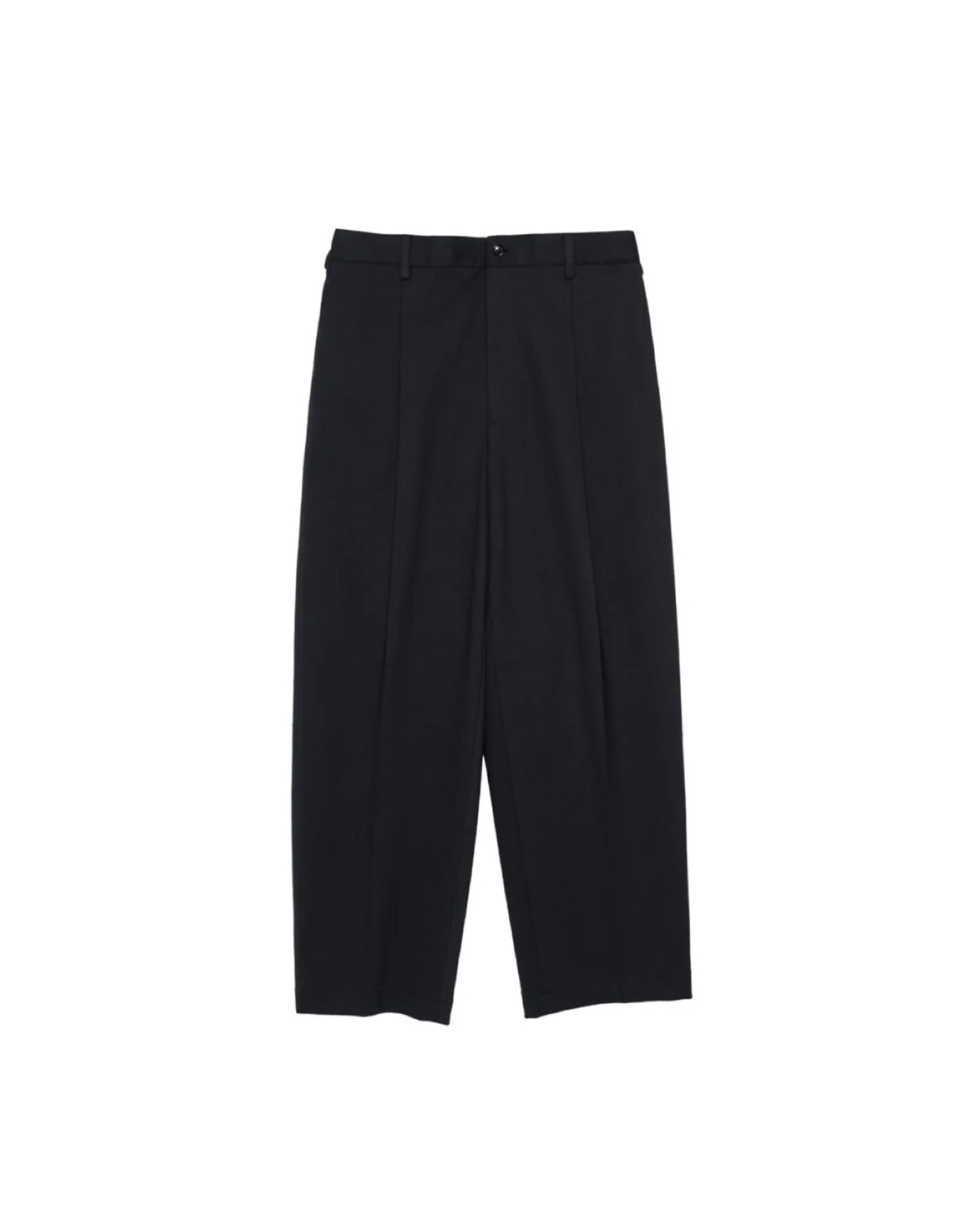 SIDOGRAS Melange Ponte Wide Tapered Slacks
