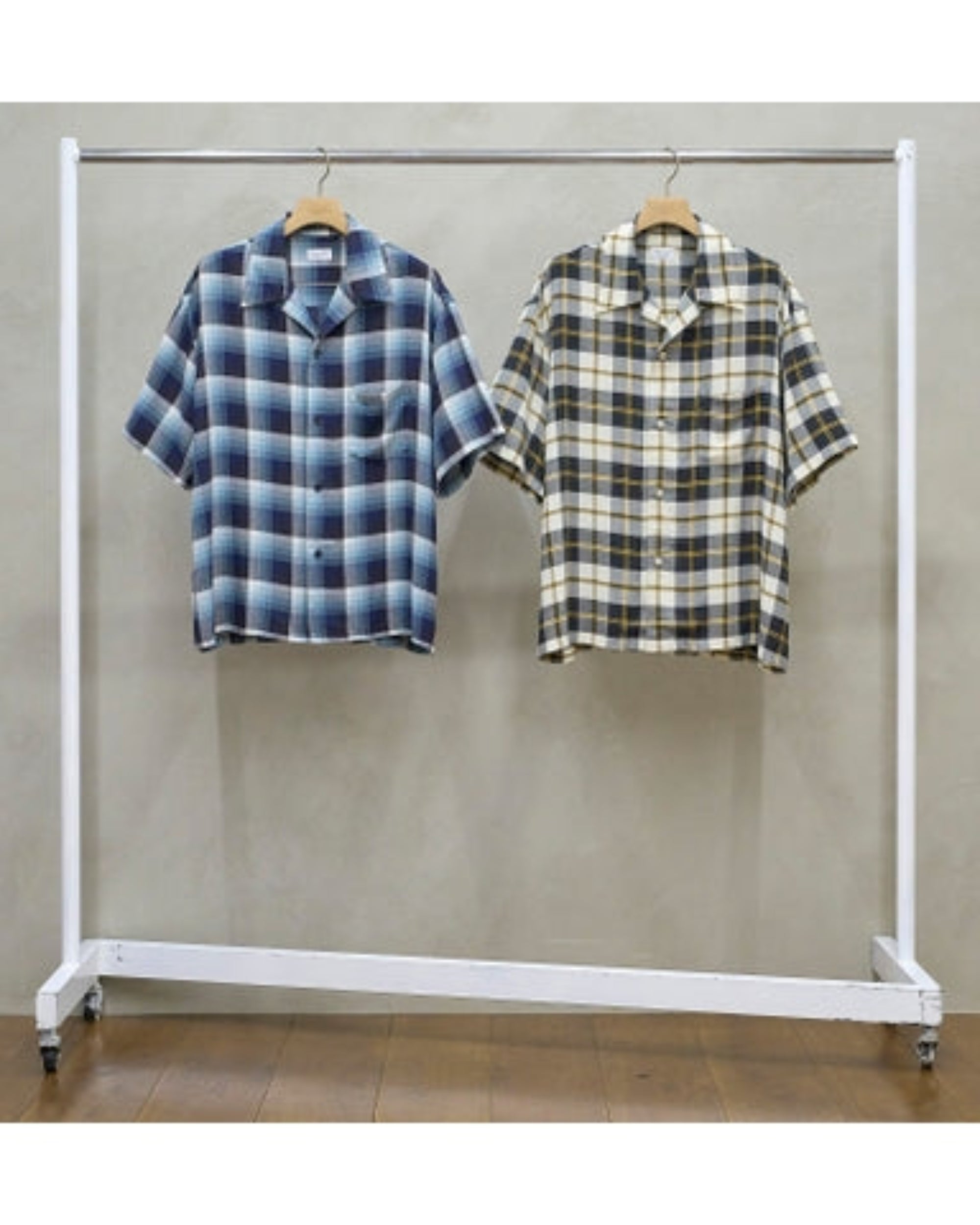 Short sleeve Rayon check shirt