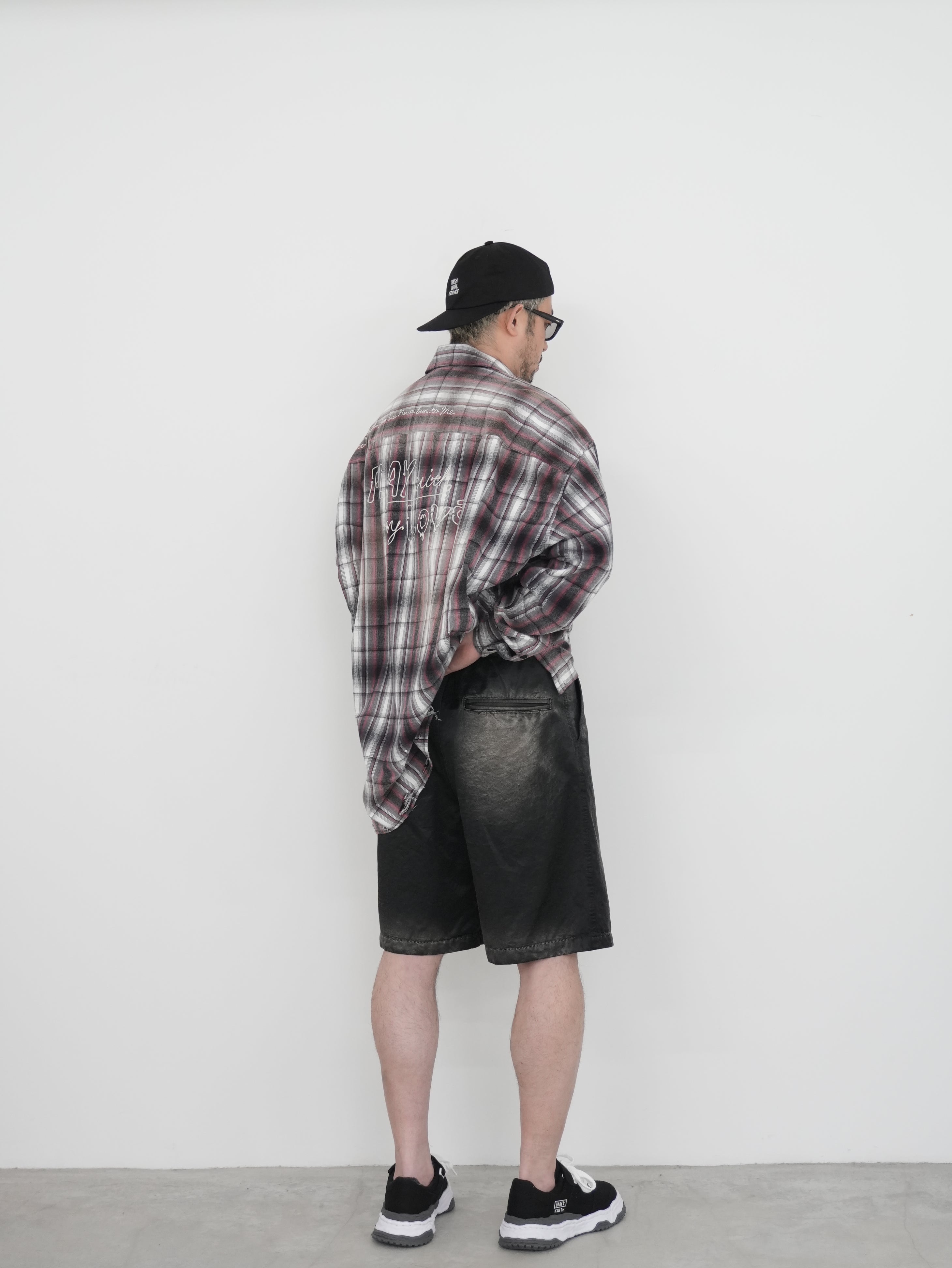 SUN FADED SATIN SHORTS