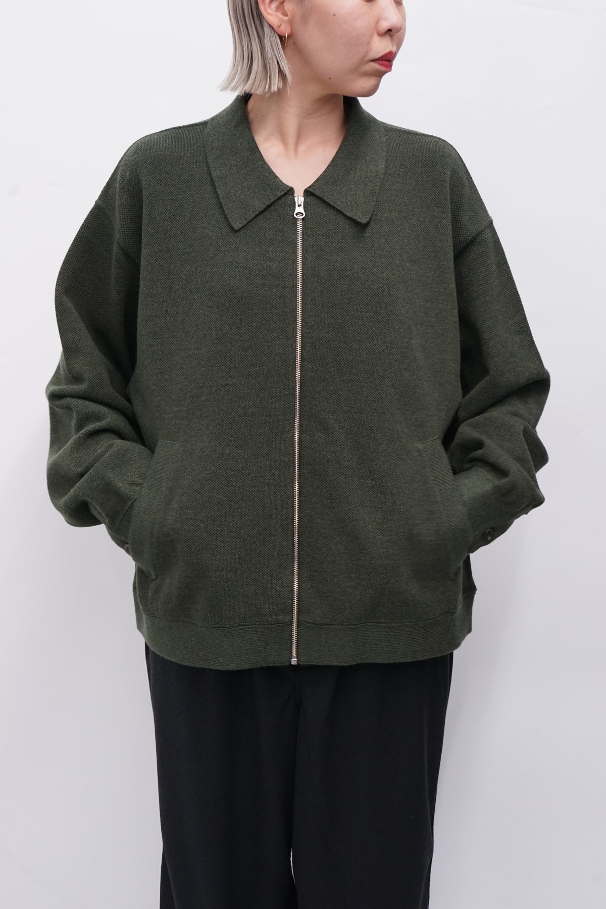 【9/23(水)発売】Co/Wo Moss Stitch Zip Blouson