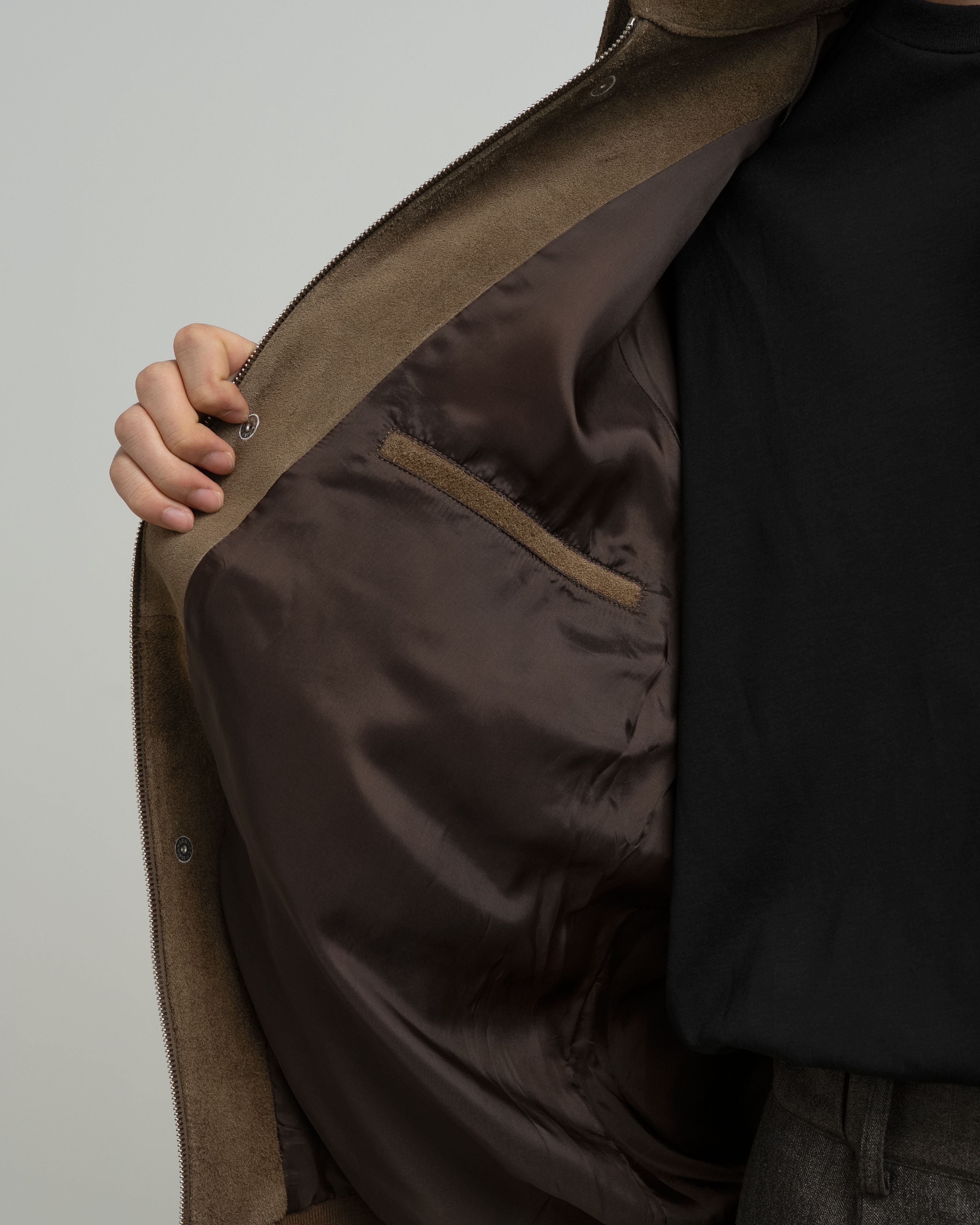【8/29(土)発売】Hairy Suede Raglan Blouson