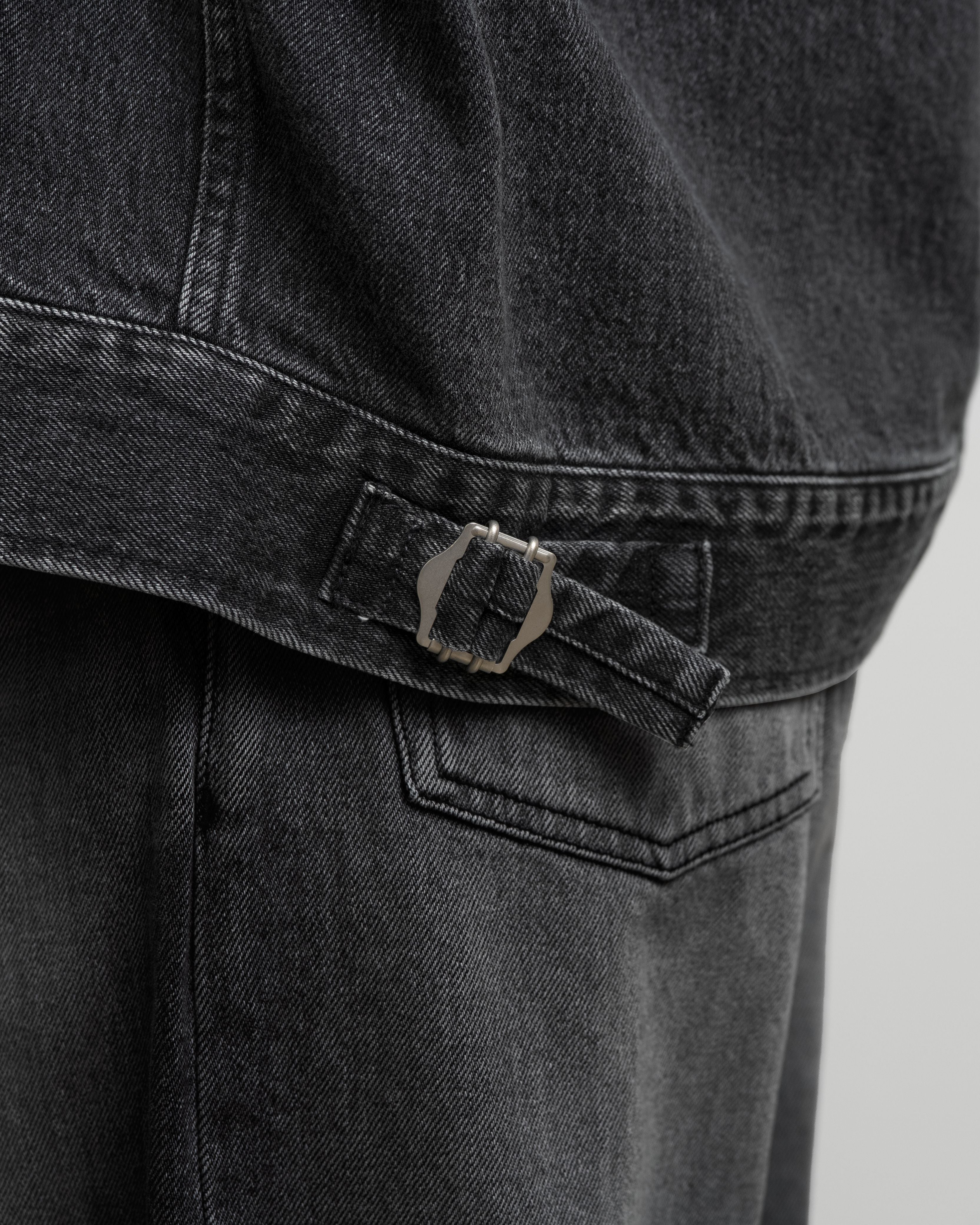 Selvage Denim Zip Jacket -LIGHT FADE-
