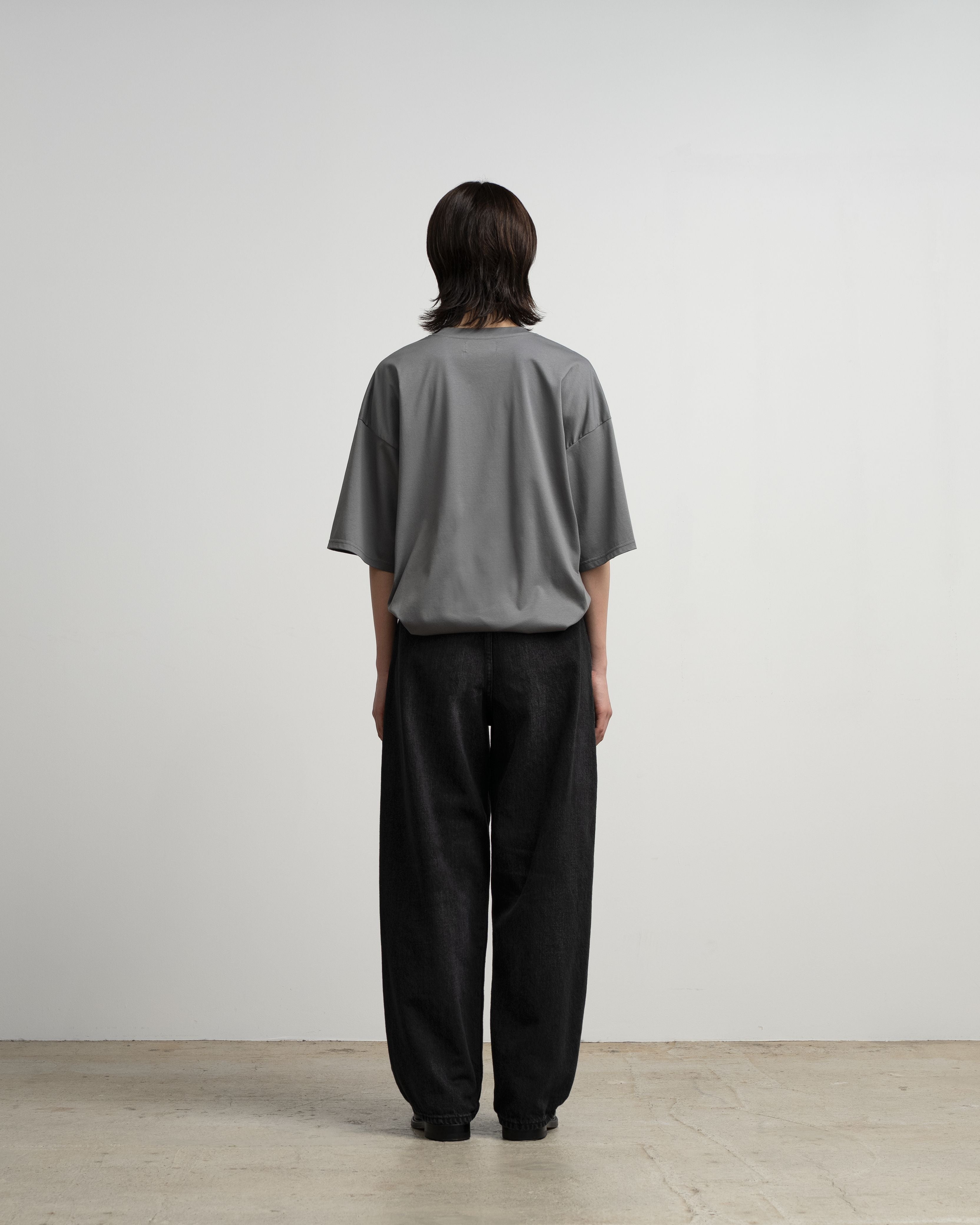 Selvage Denim Two Tuck Pants -DARK FADE-