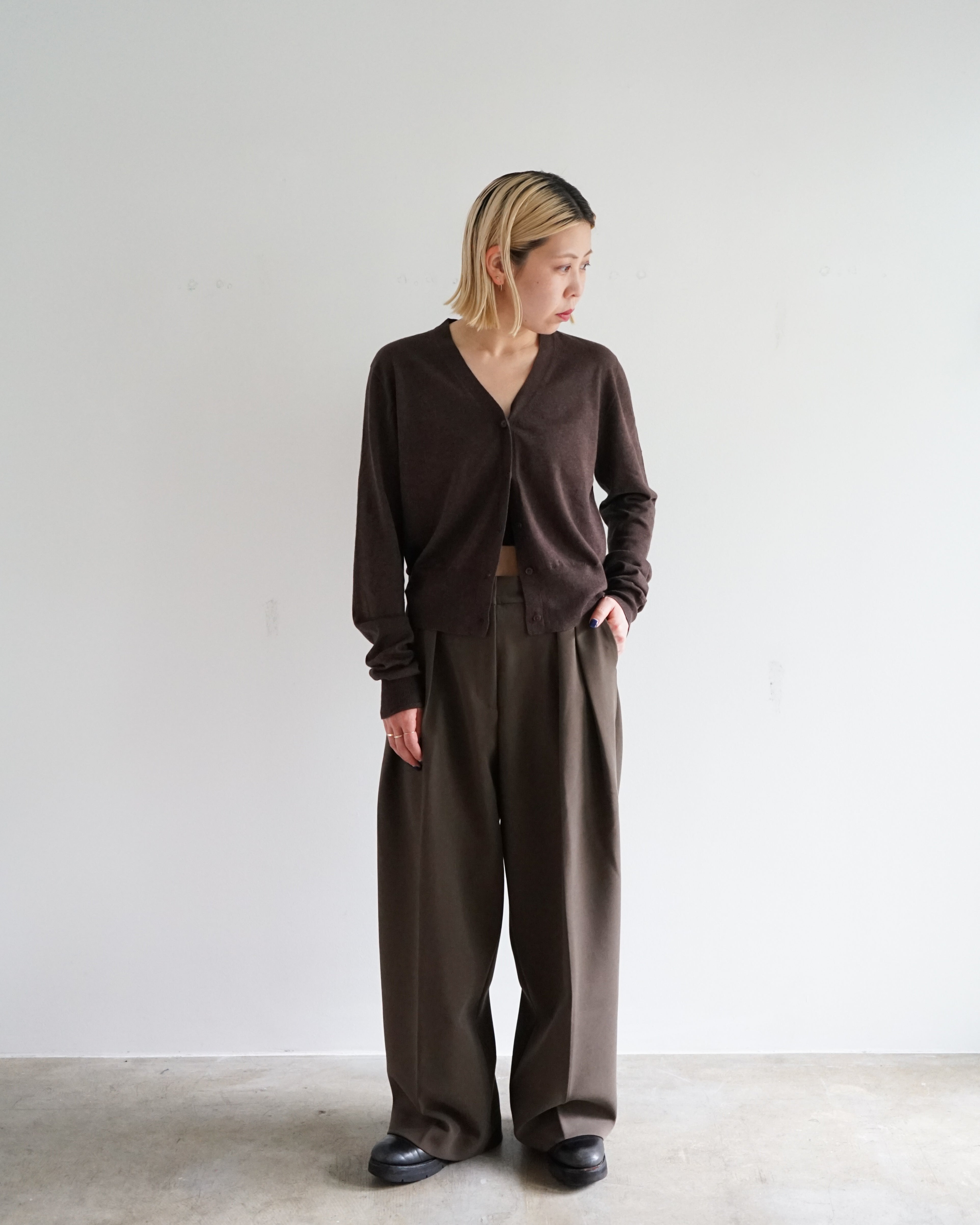 Bonding Wide Trousers