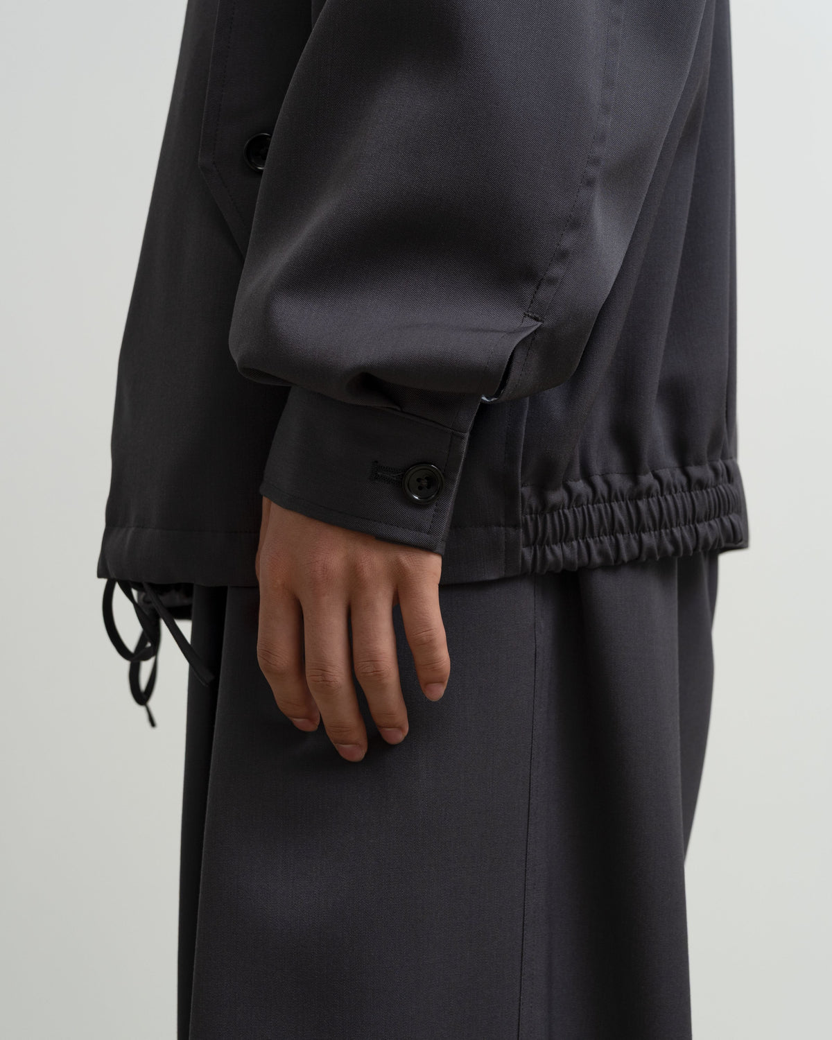 【9/26(土)発売】Graphpaper for is-ness Scale off Wool Harrington Jacket (非公開リンク)