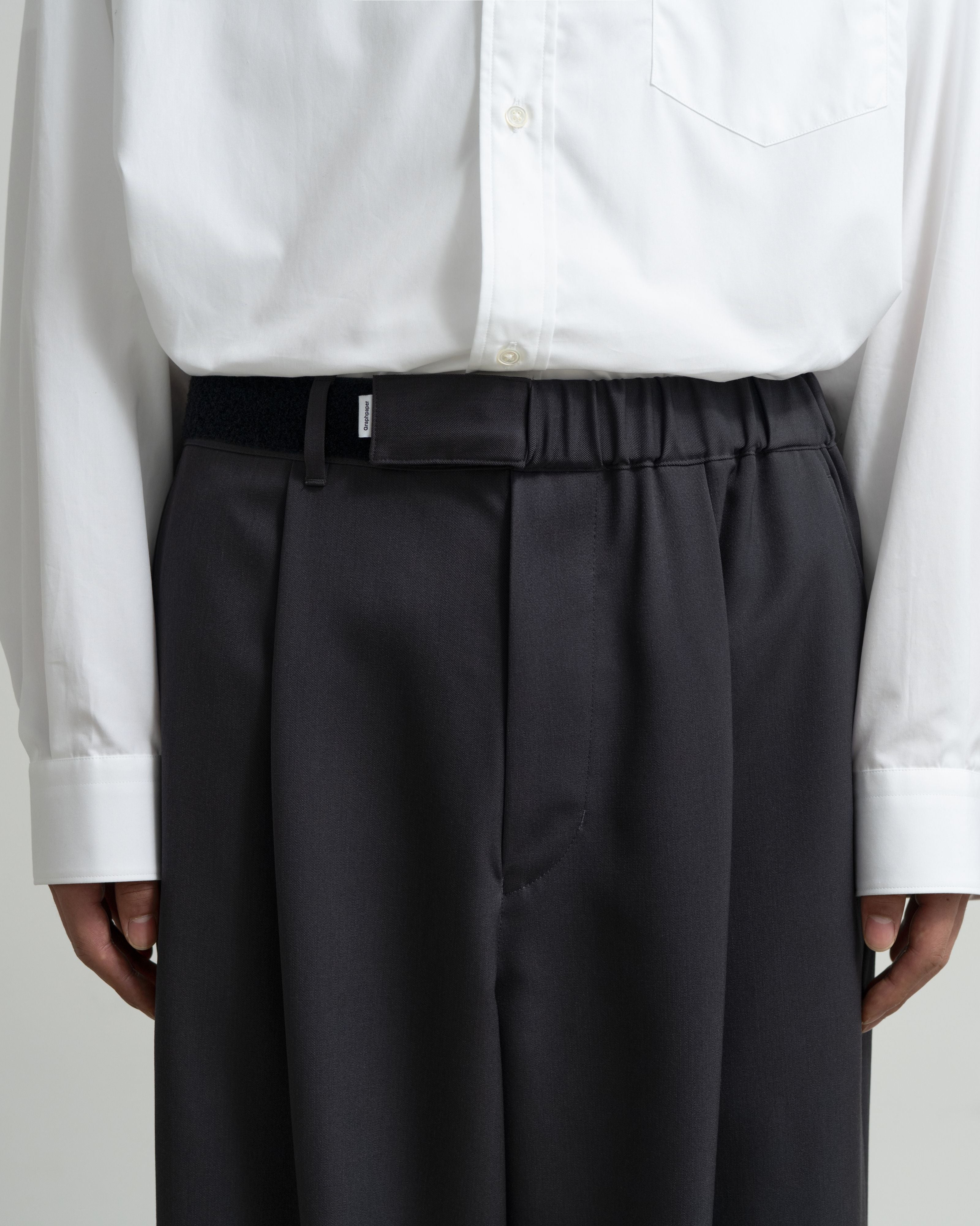 Graphpaper MEN 【8/22(土)発売】Scale Off Wool Wide Chef Pants