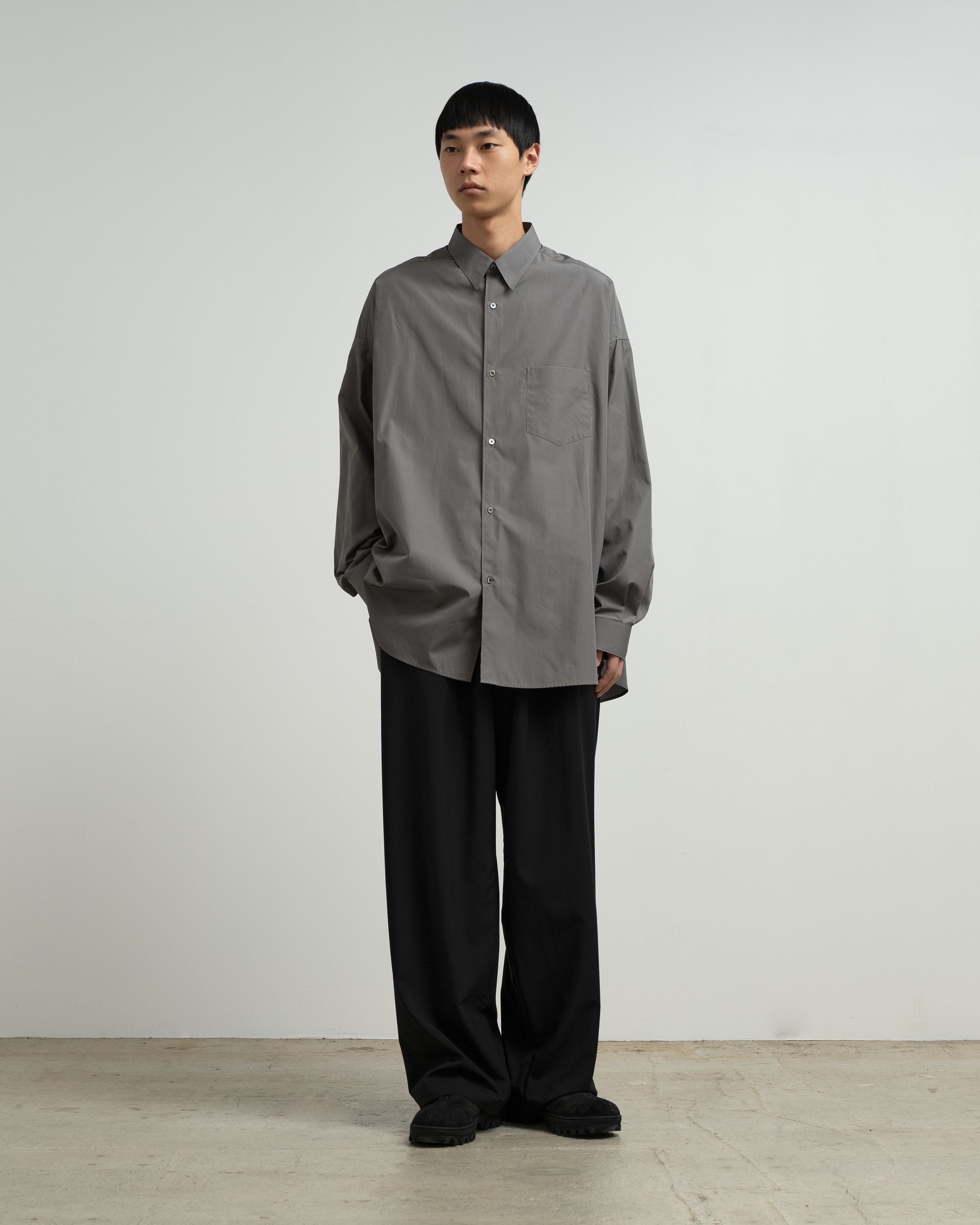 【8/22(土)発売】ALUMO for GP L/S Oversized Regular Collar Shirt