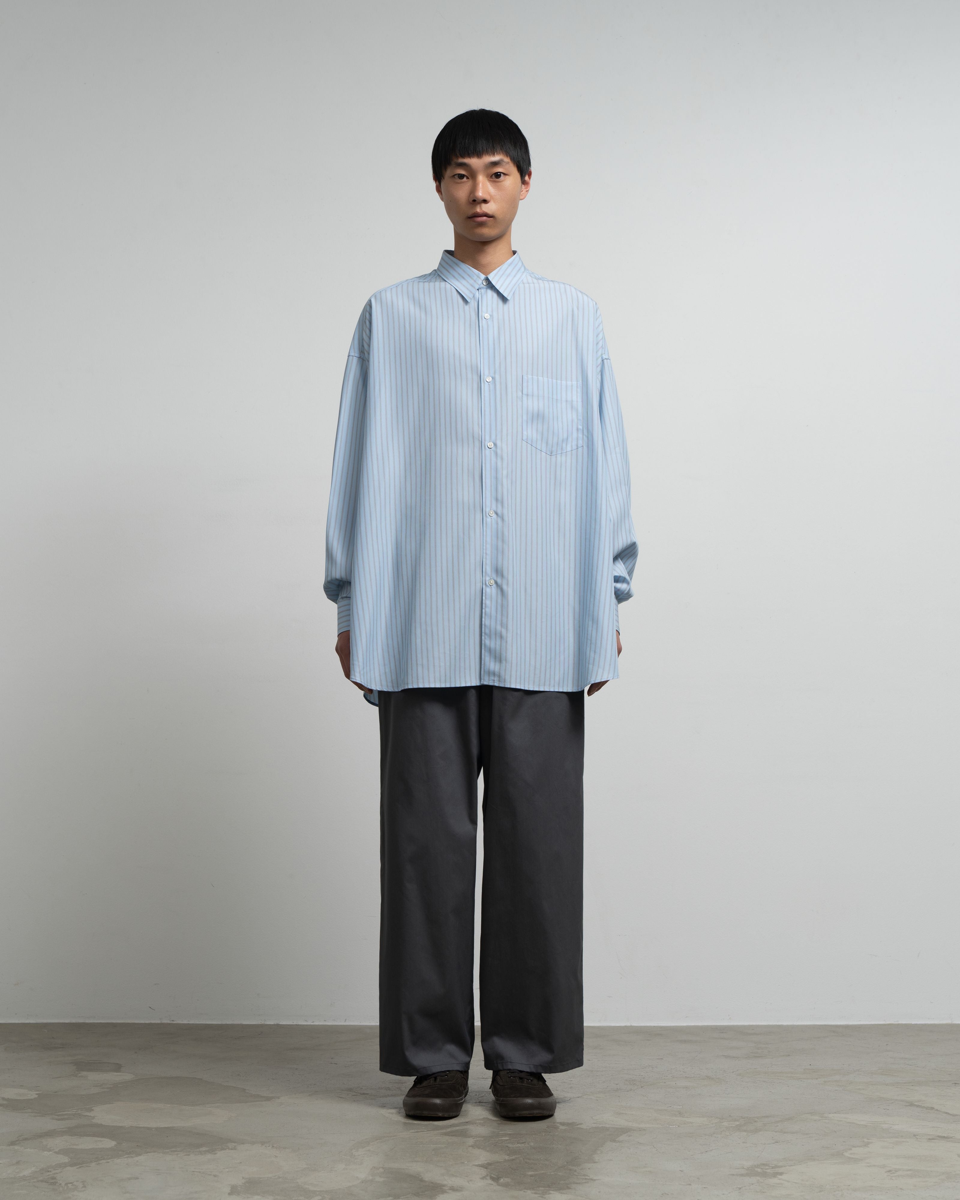 【6/6(土)発売】SIDOGRAS L/S Oversized Regular Collar Shirt
