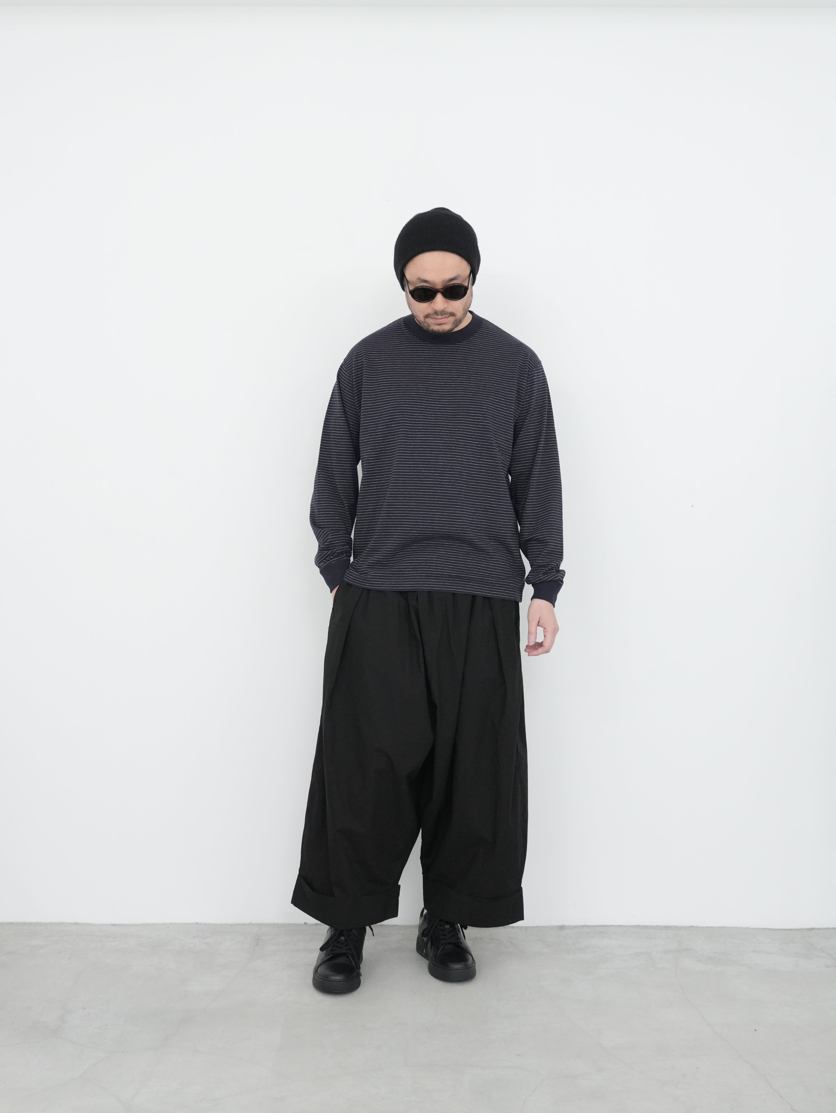 SUVIN DOUBLE JERSEY CREWNECK PULLOVER