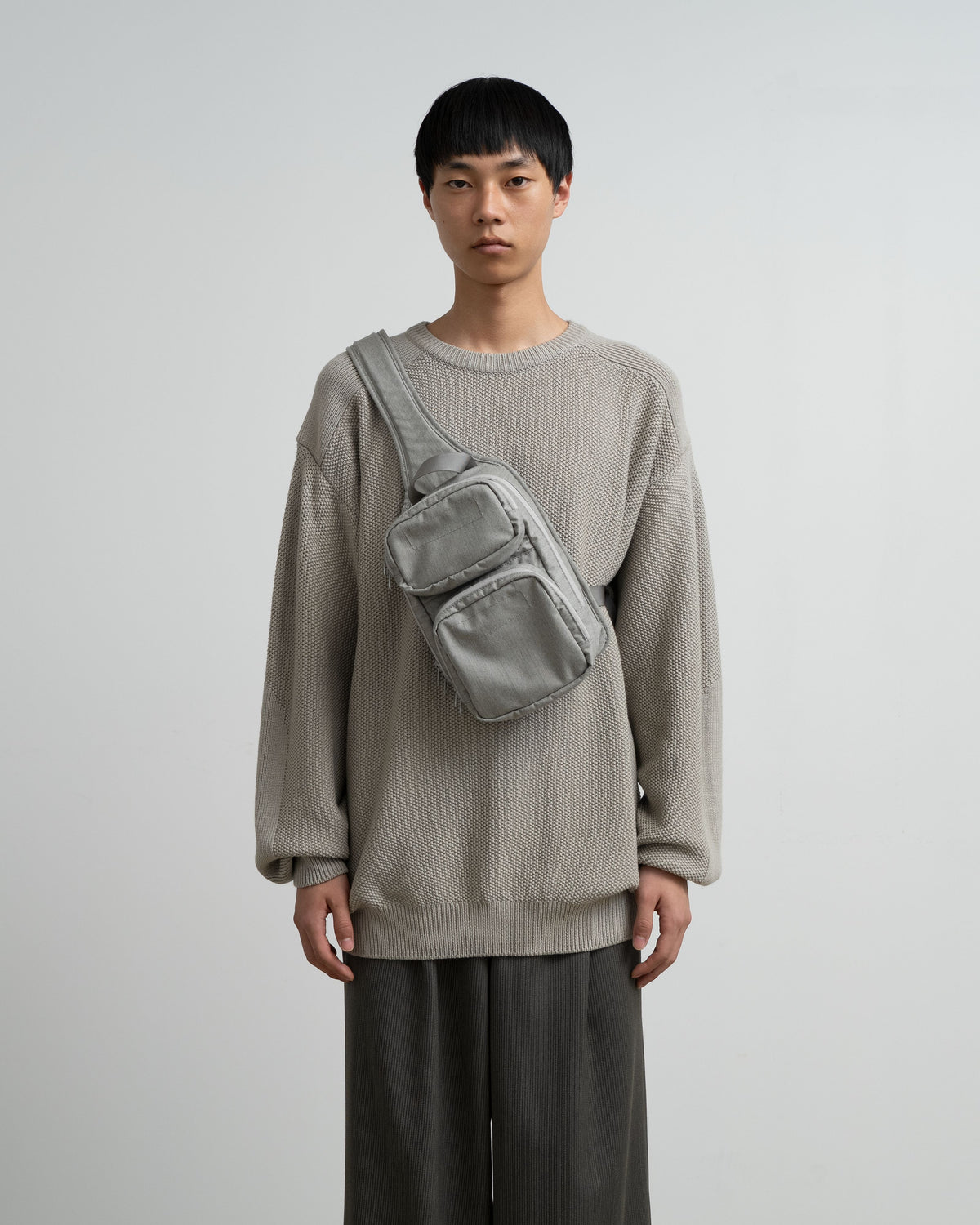 【10/10(土)発売】Fine Wool Saxony Small Shoulder Bag