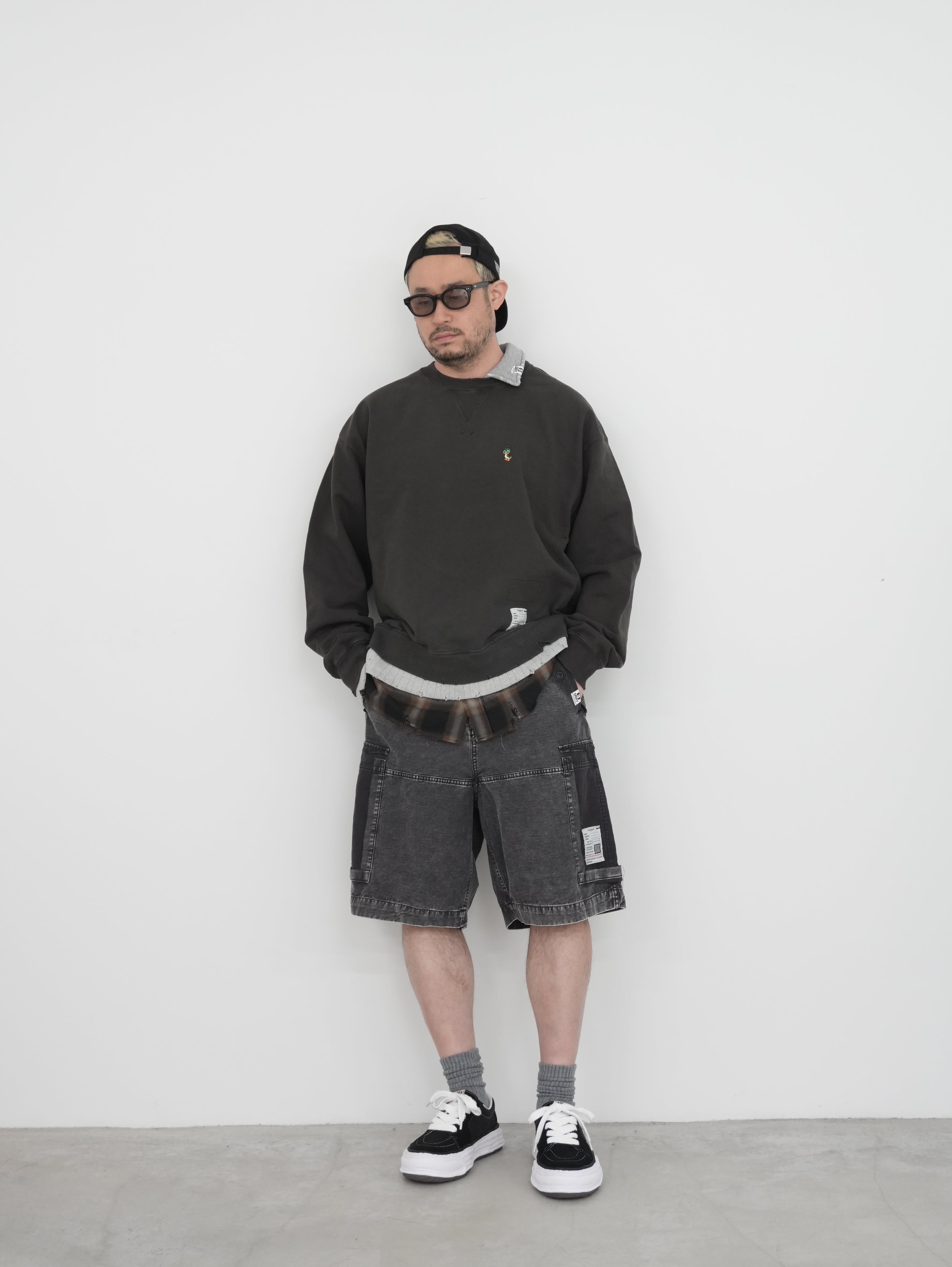 DAMAGED CARGO SHORT PANTS